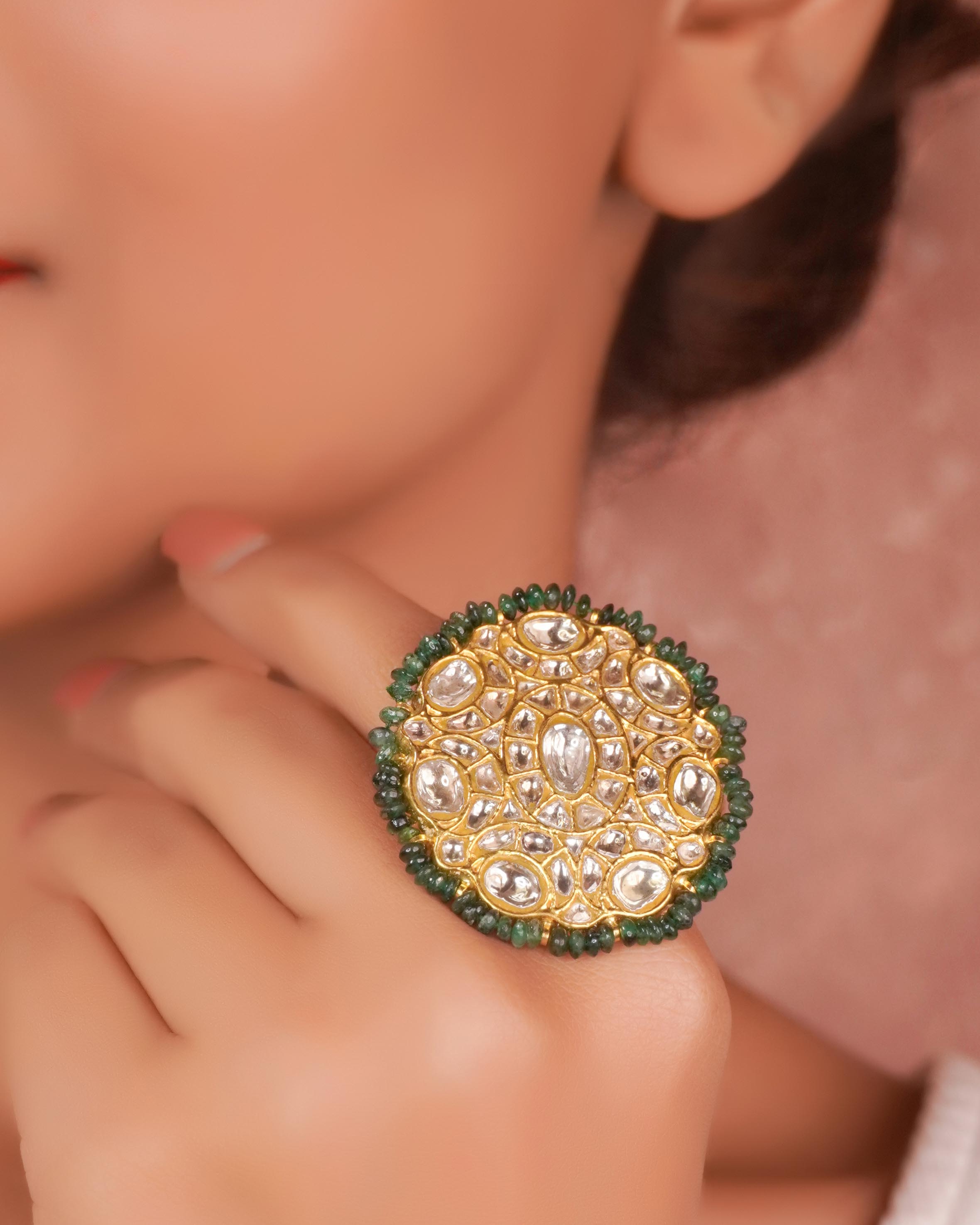 Anushree Polki Ring