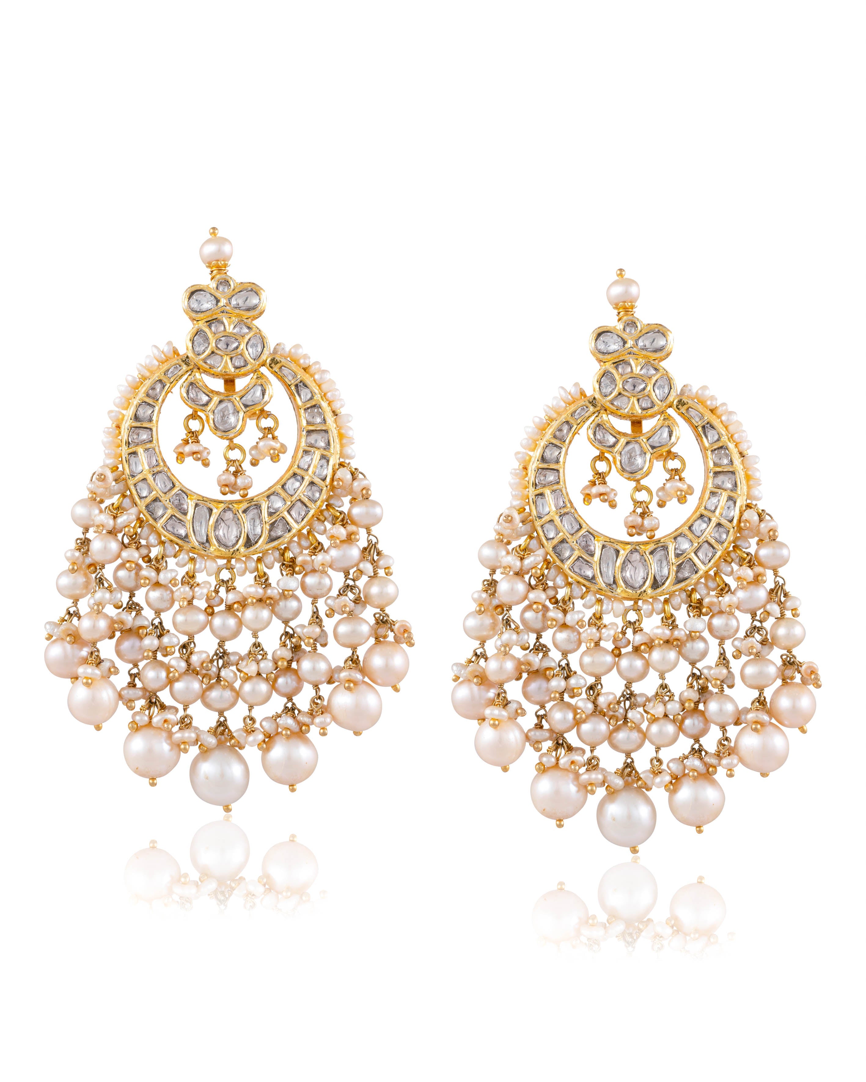 Sabriyya Polki Chandbalis - NO ORDERS