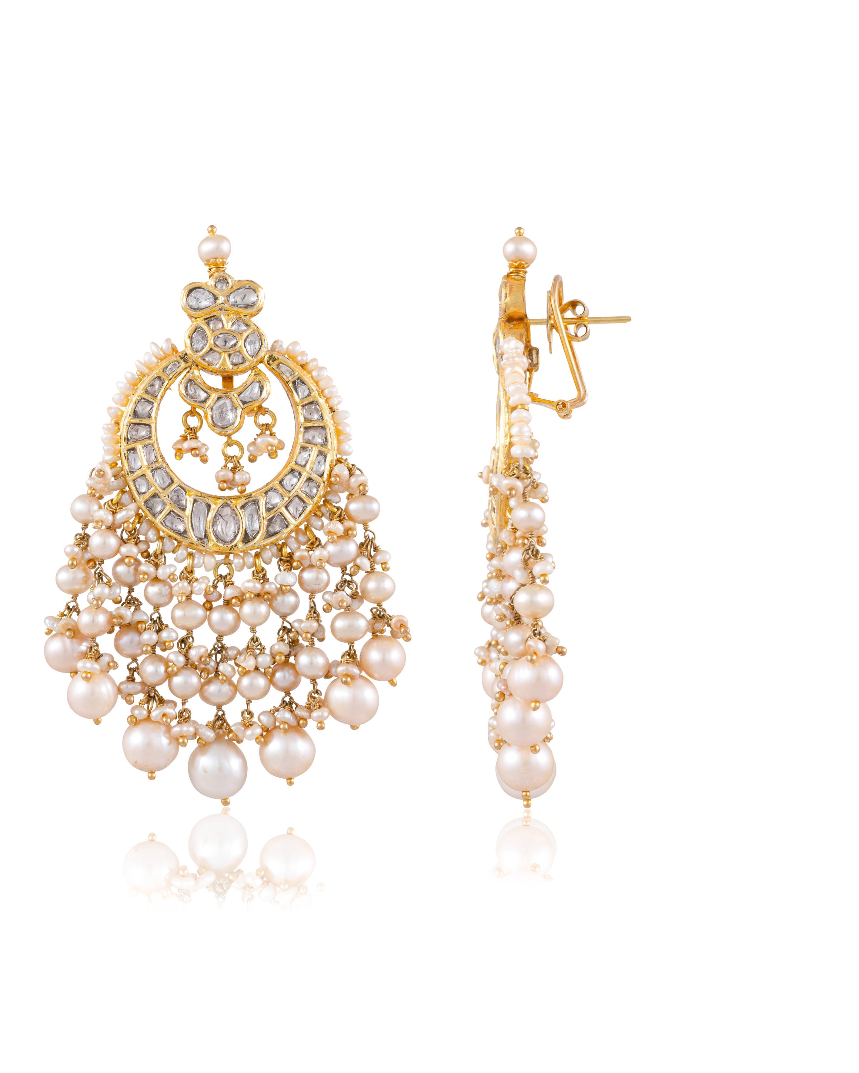 Sabriyya Polki Chandbalis - NO ORDERS