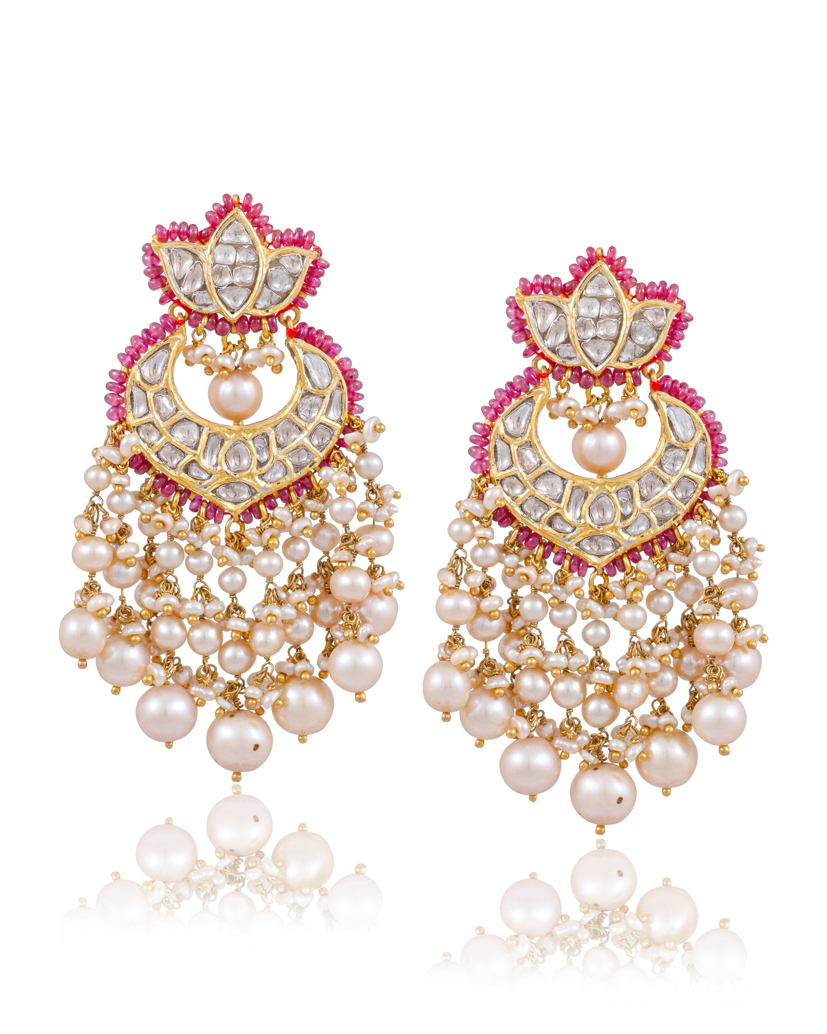 Zehi Polki Chandbalis - NO ORDERS