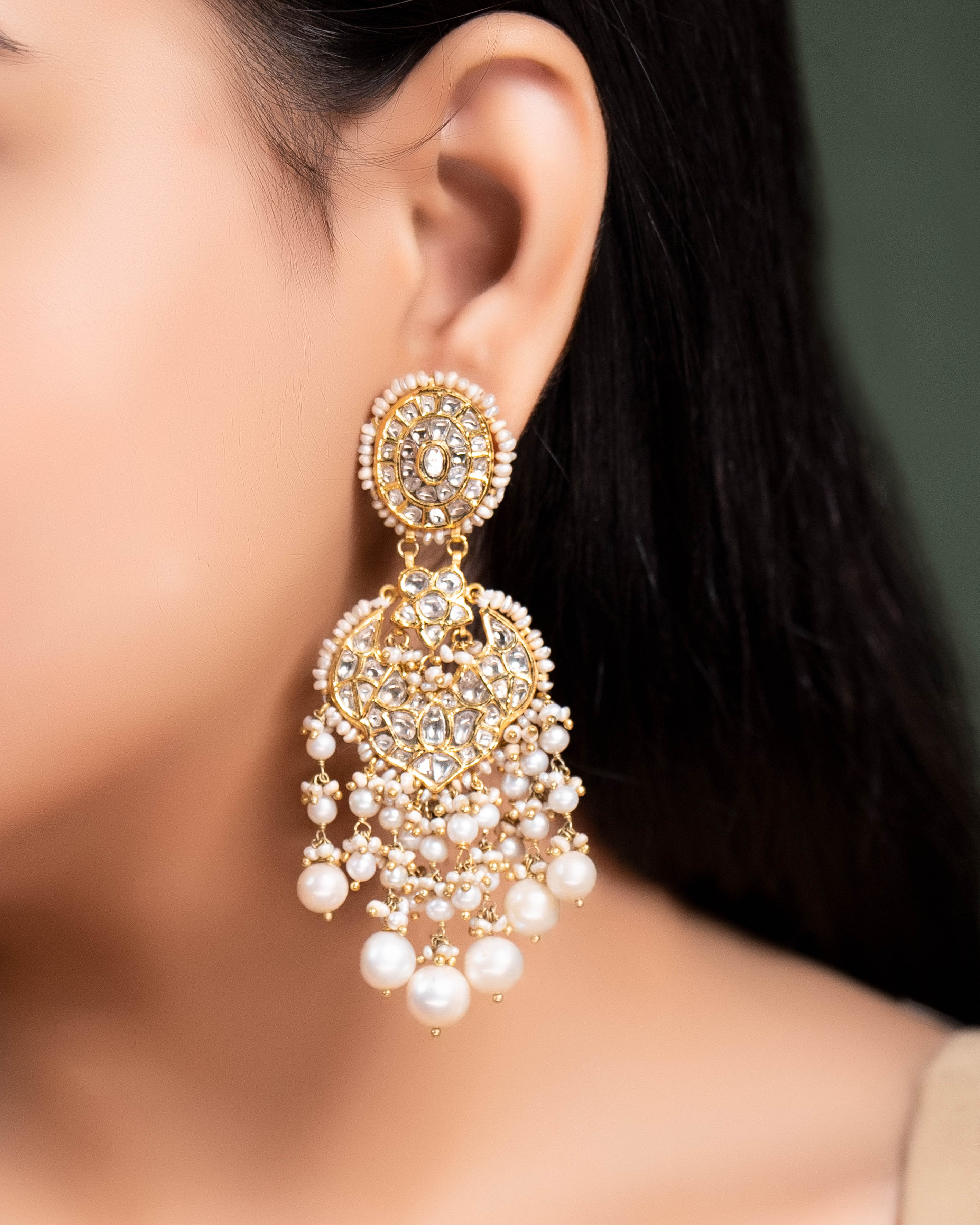 Krunali Polki Chandbalis