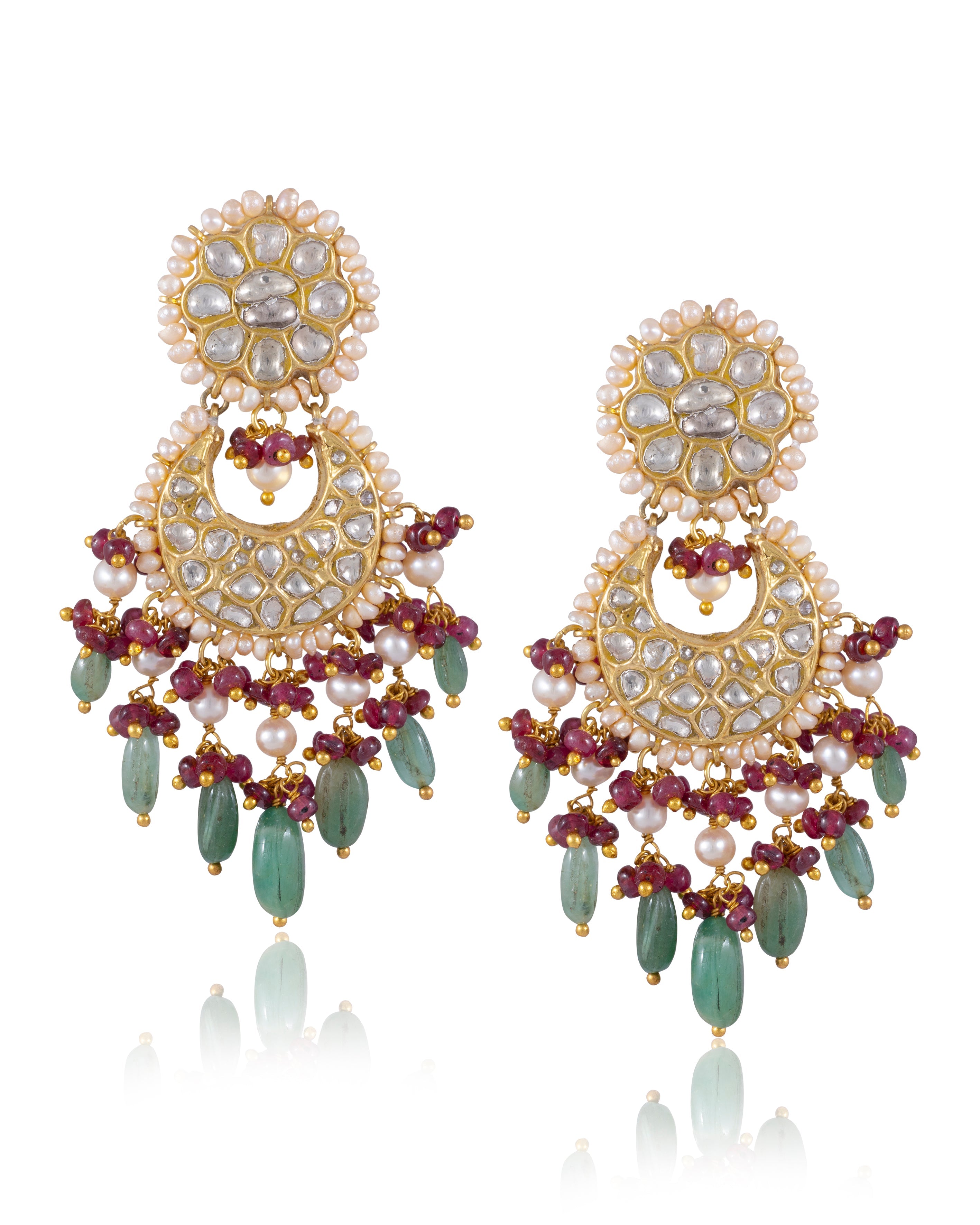 Tanya Choker And Haley Chandbalis Polki Set