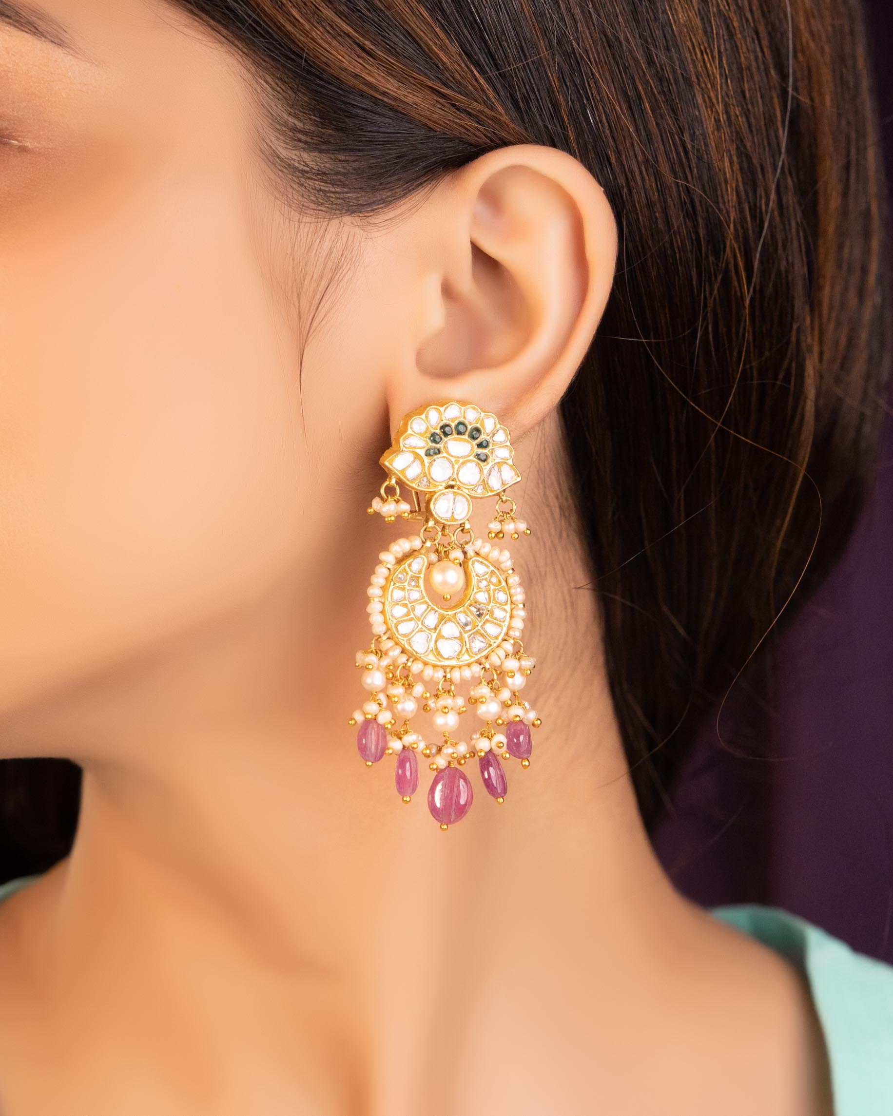 Anupa Choker And Suman Chandbalis Polki Set