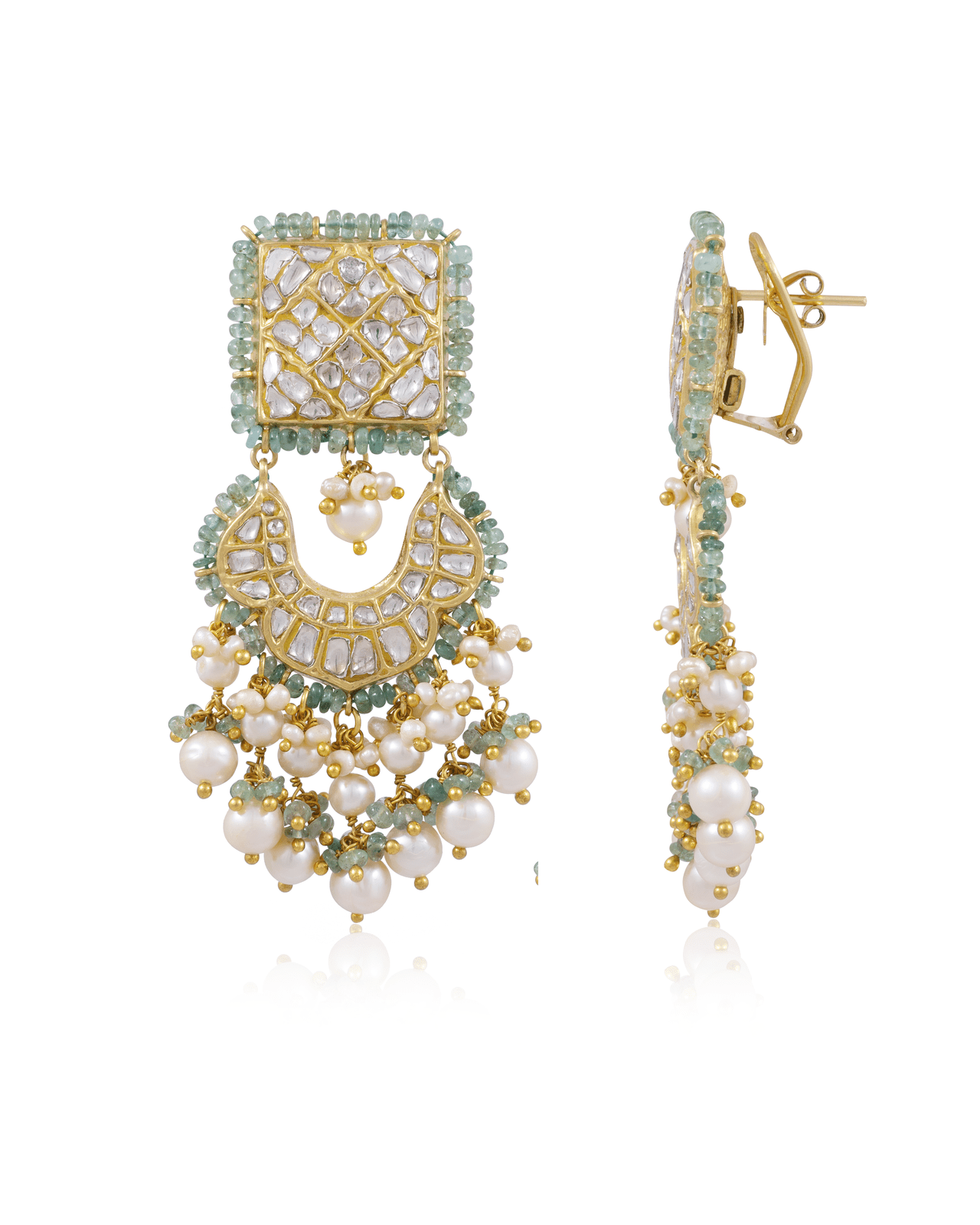 Brishta Polki Chandbalis