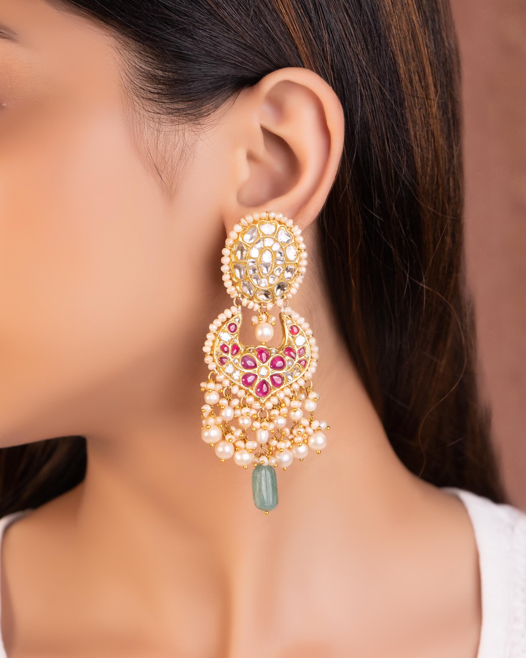 Heena Polki Chandbalis