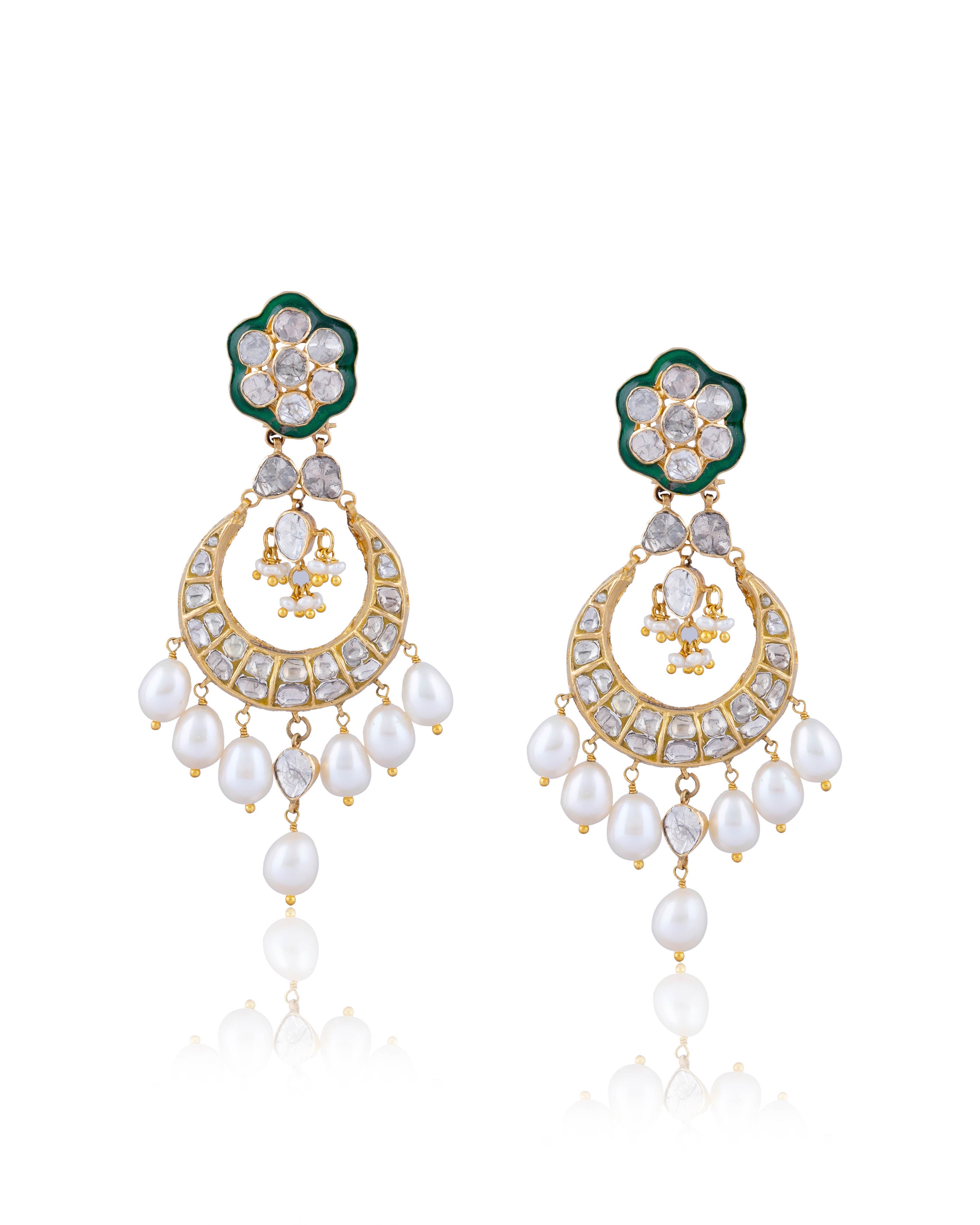 Aadhira Polki Chandbalis