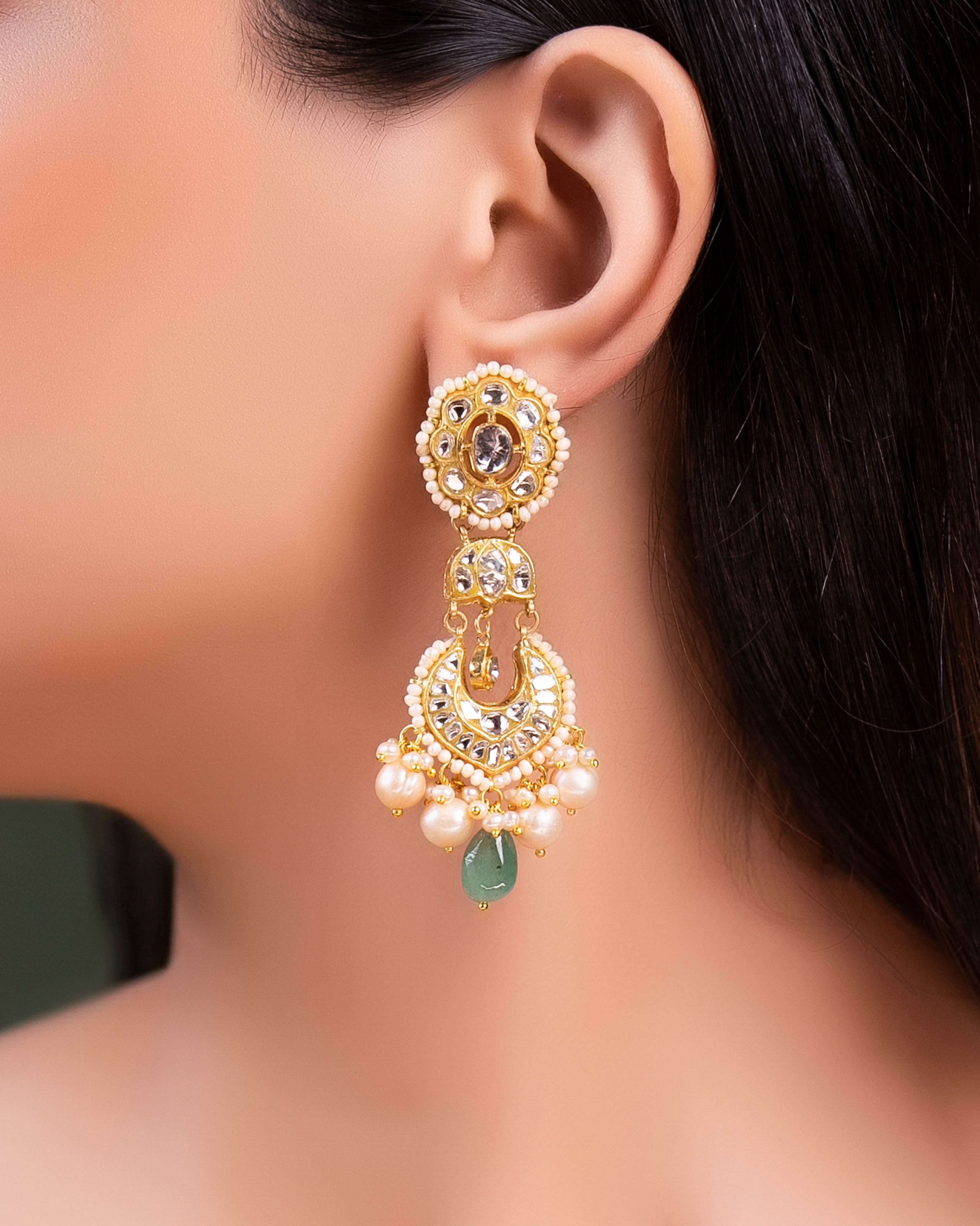 Mahika Polki Chandbalis