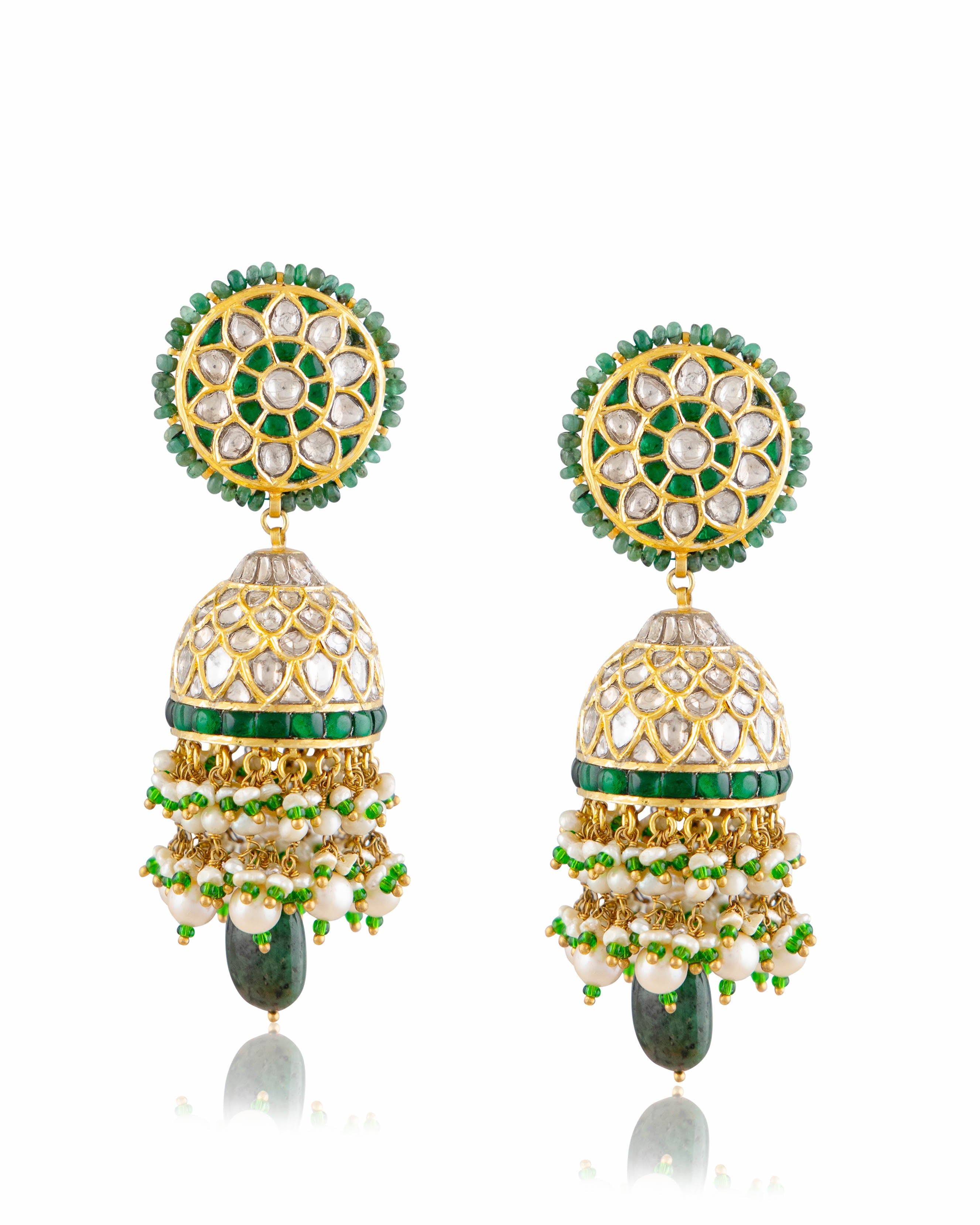 Lavina Polki Jhumkas