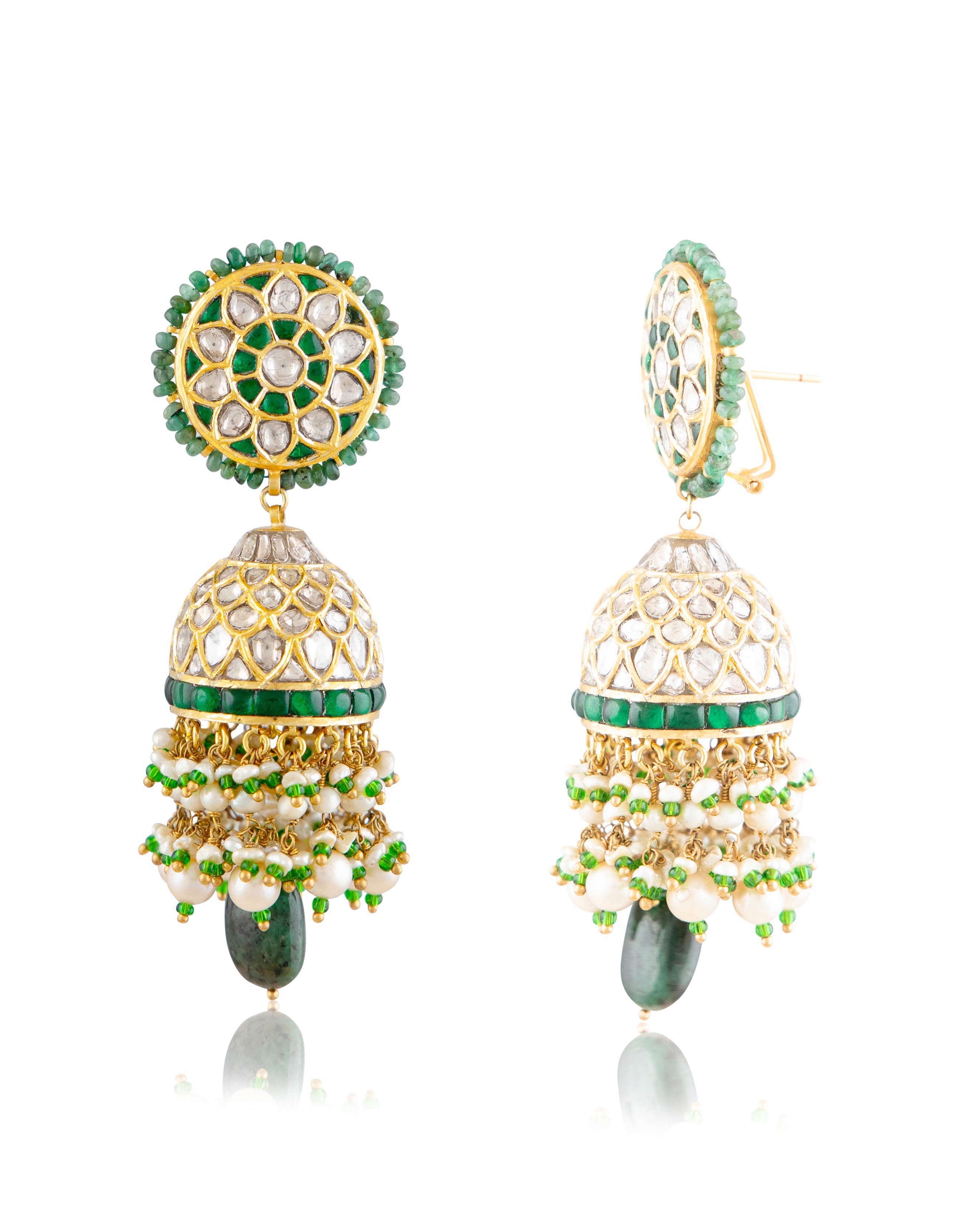 Lavina Polki Jhumkas