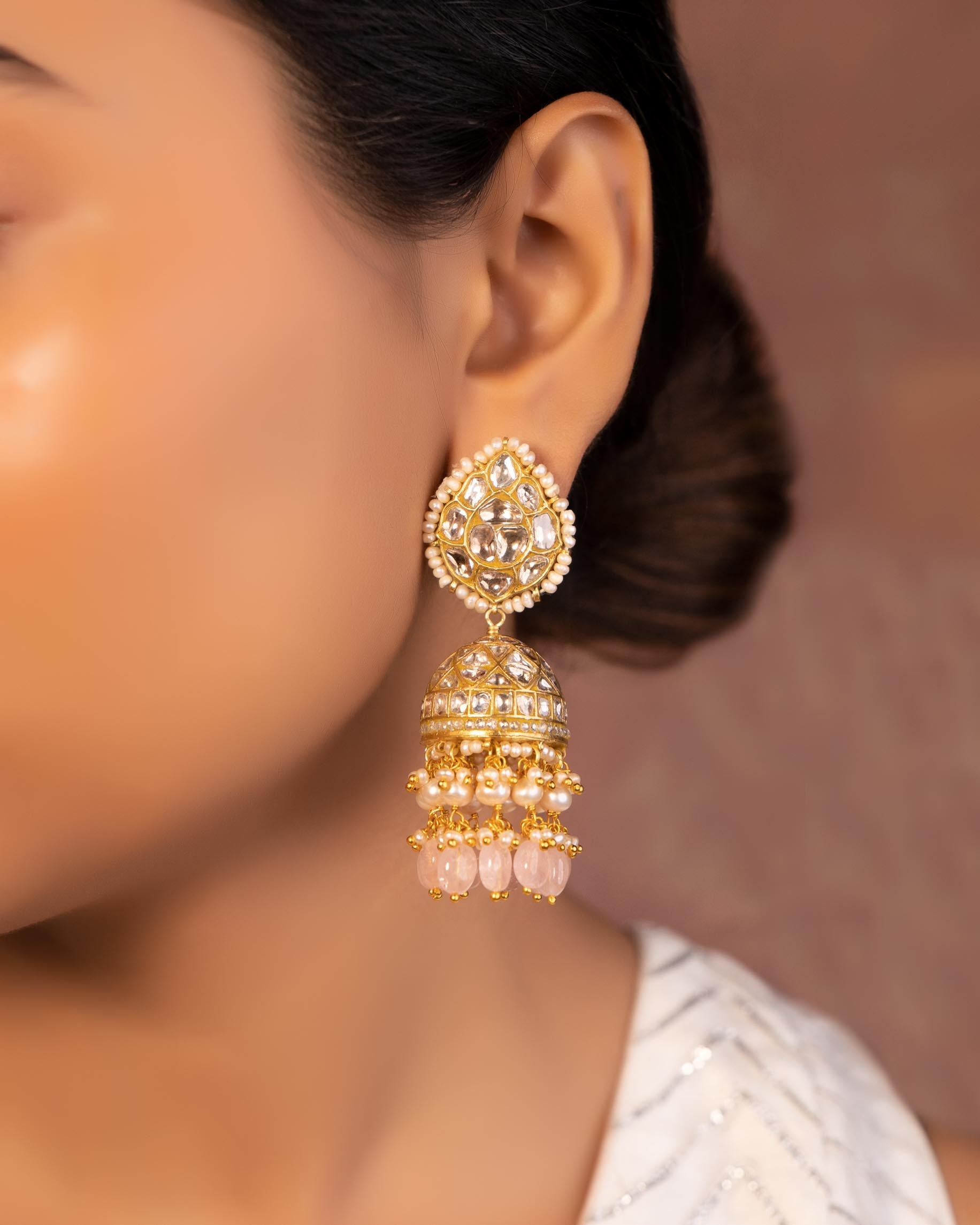 Niharika Polki Jhumkas