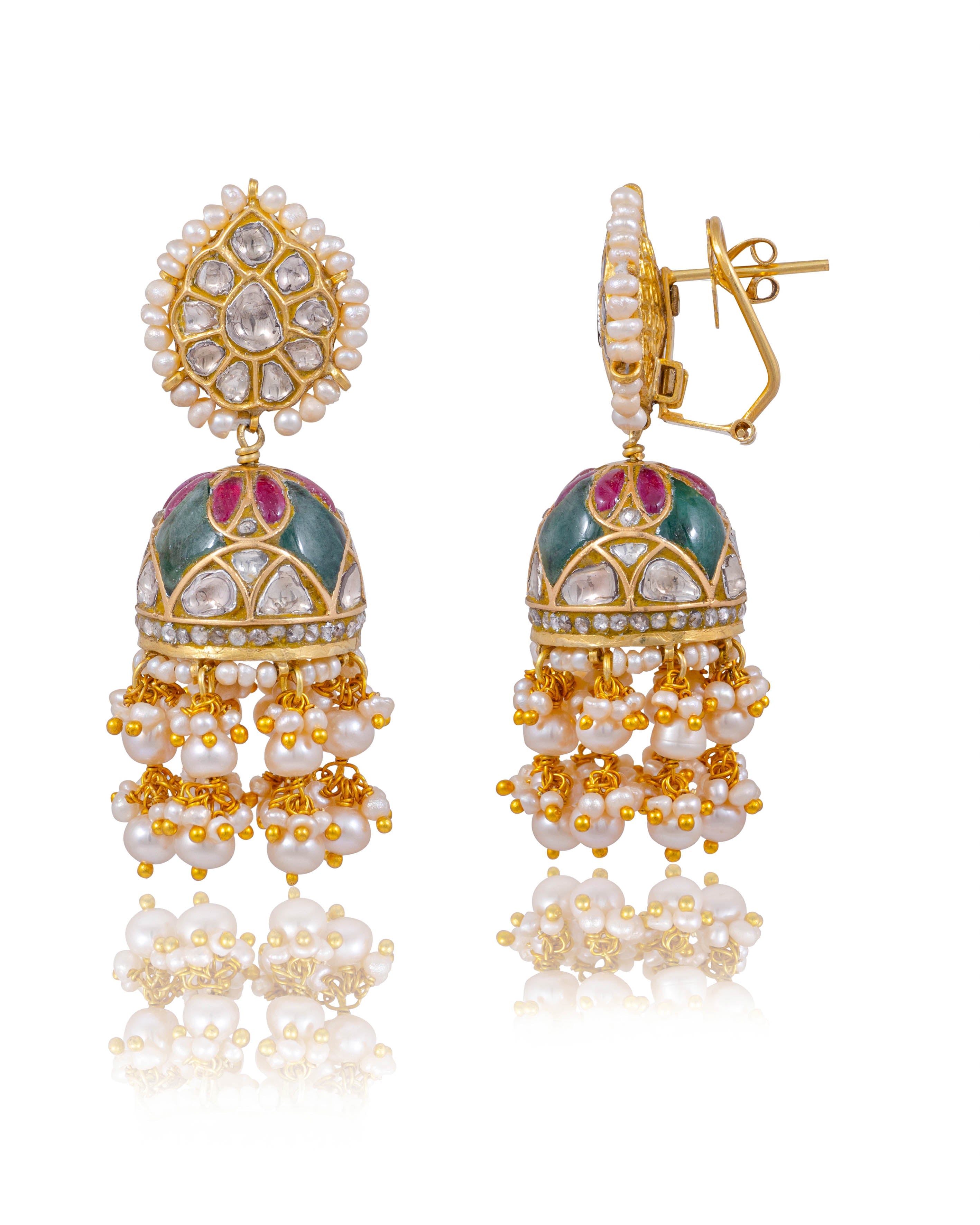 Maitri Polki Jhumkas