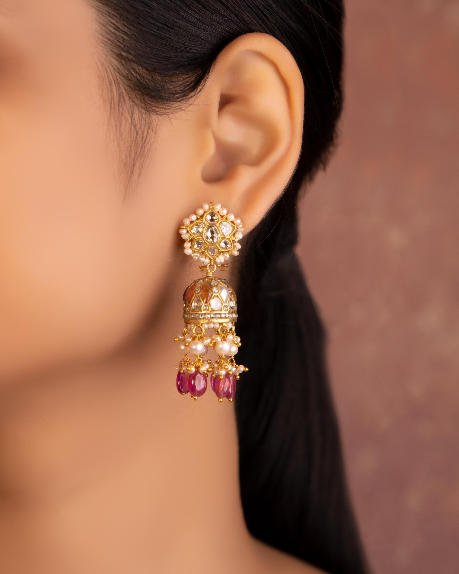 Anaita Polki Jhumkas