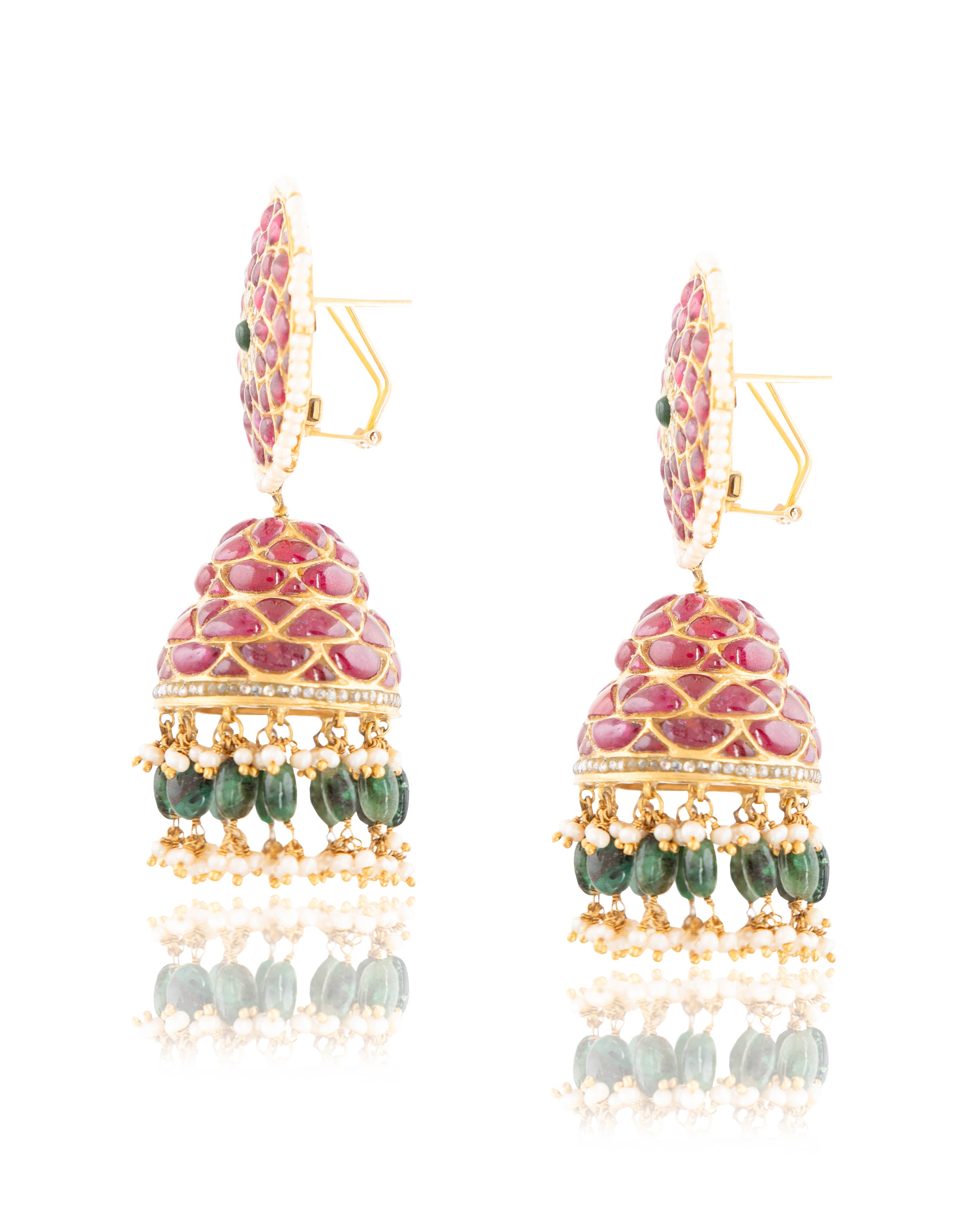 Rushvika Polki Jhumkas