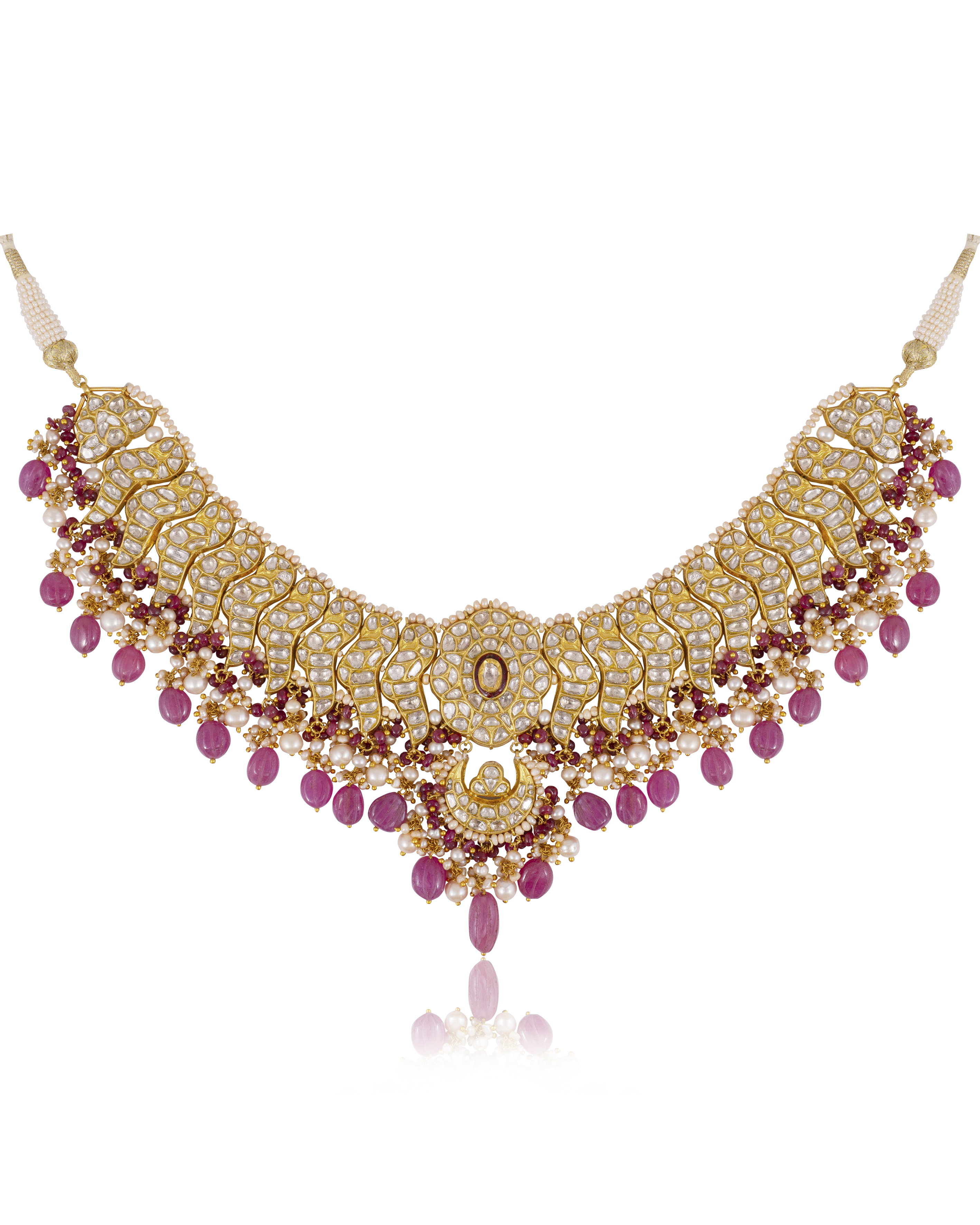 Shenandoah Necklace And Wendy Chandbalis Polki Set