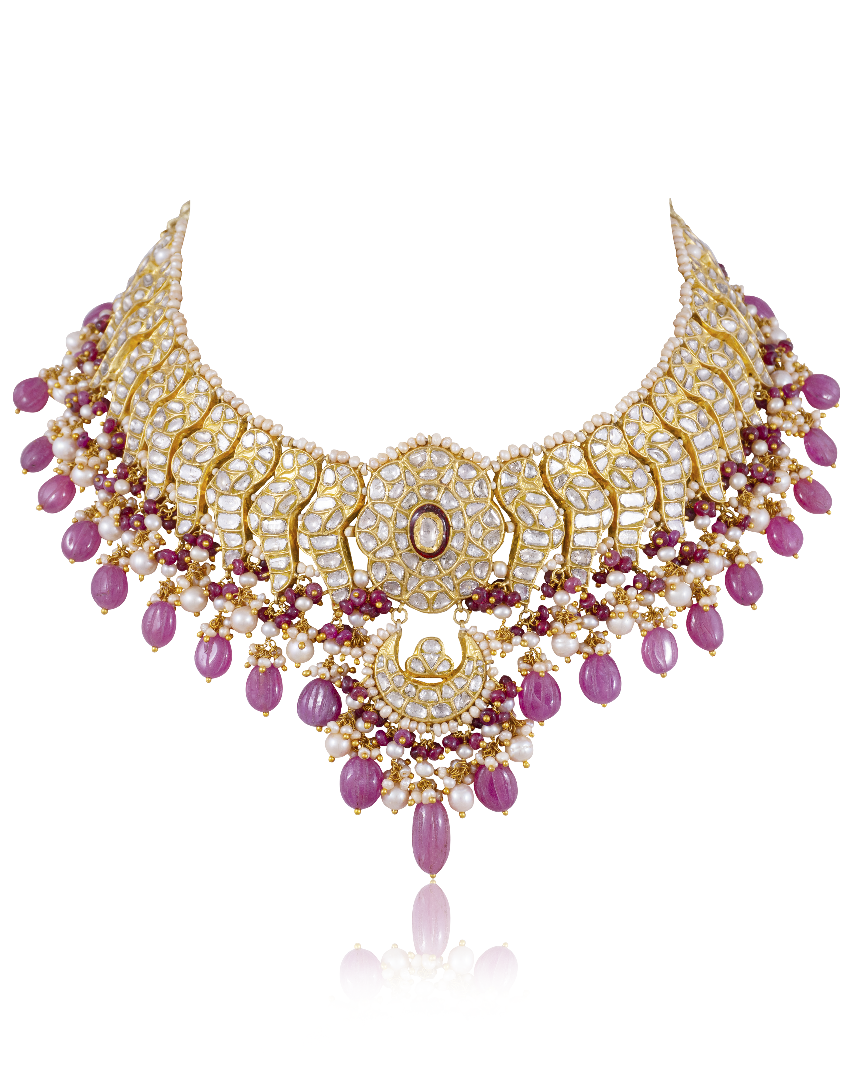 Shenandoah Necklace And Wendy Chandbalis Polki Set