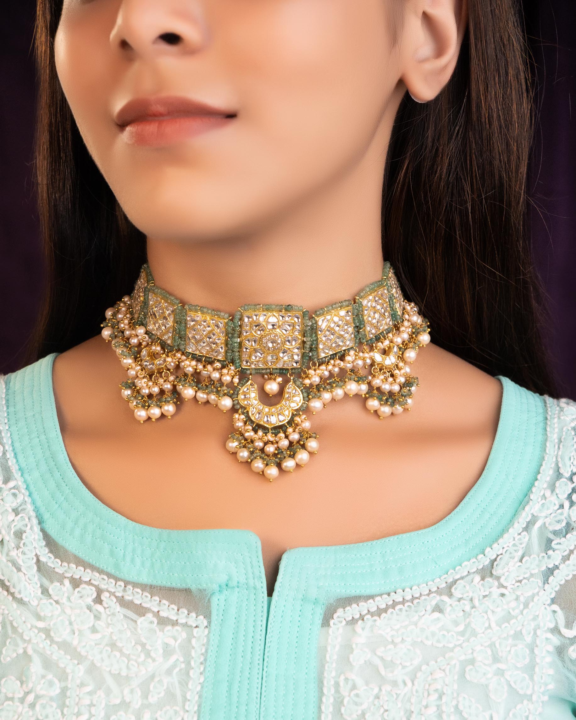 Ariba Polki Choker