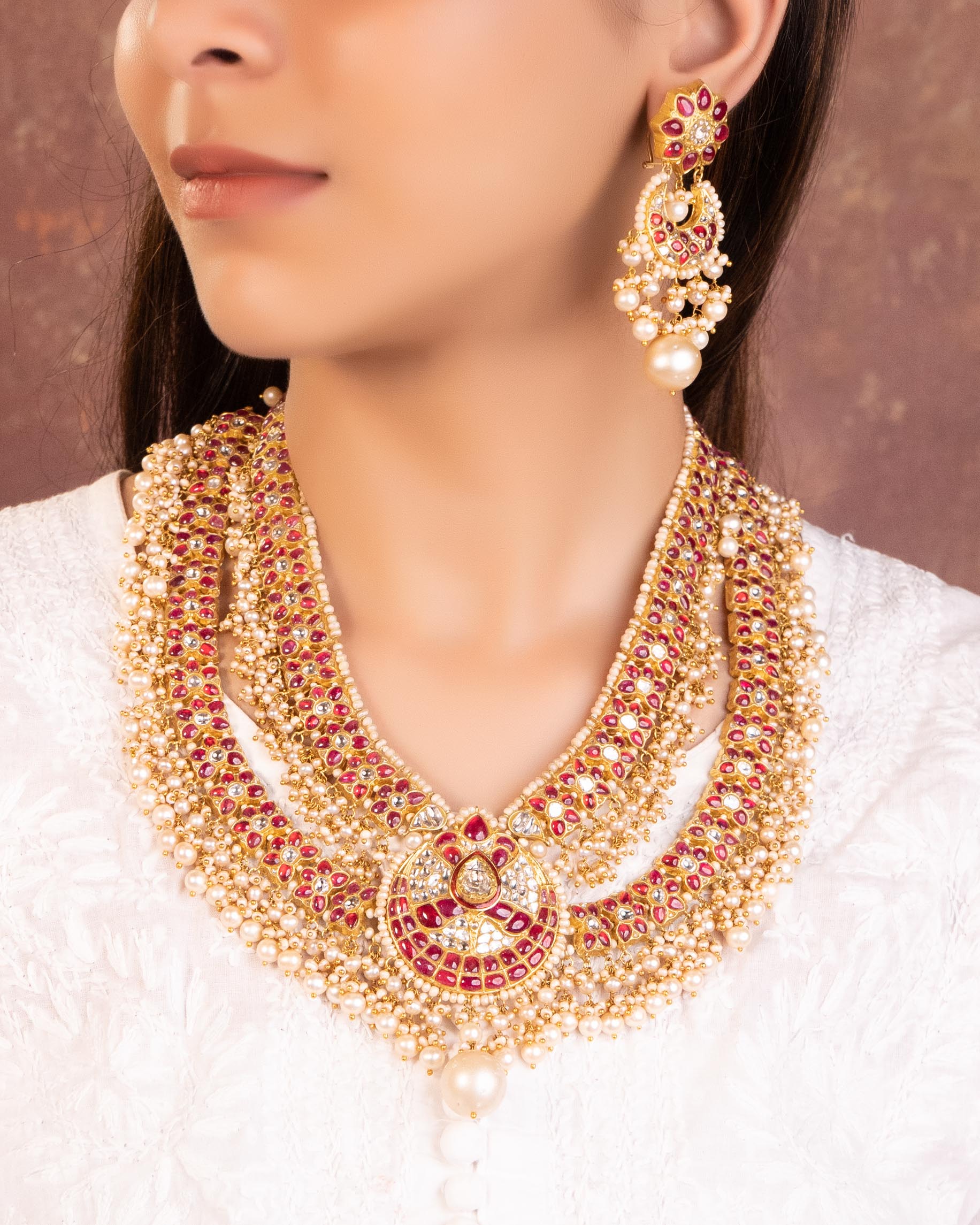 Siddhi Polki Long Necklace