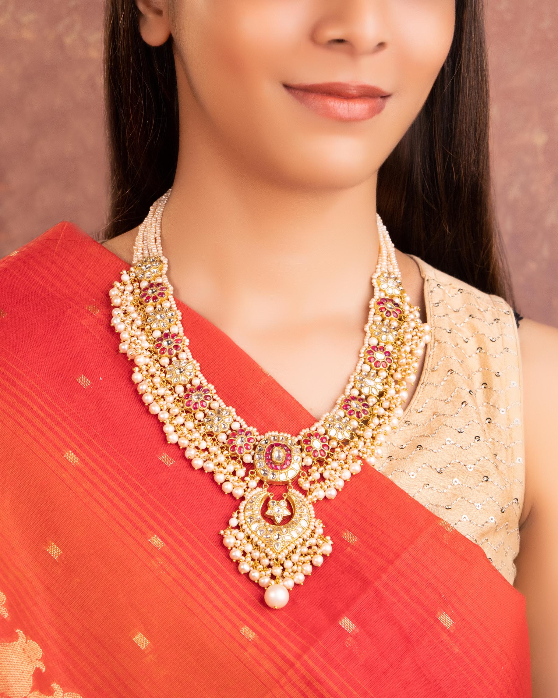 Tweesha Polki Long Necklace