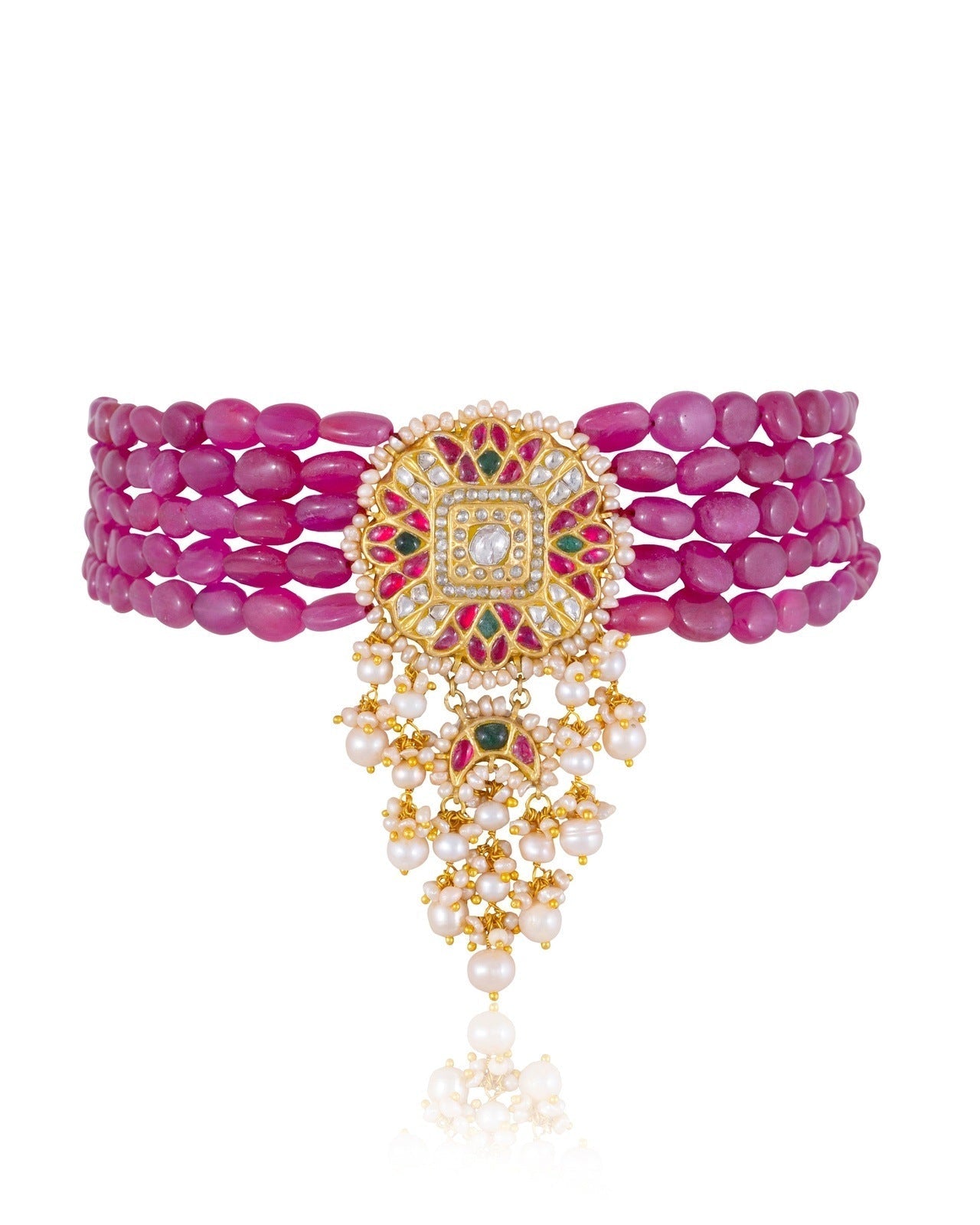 Shanaya Polki Bead Choker