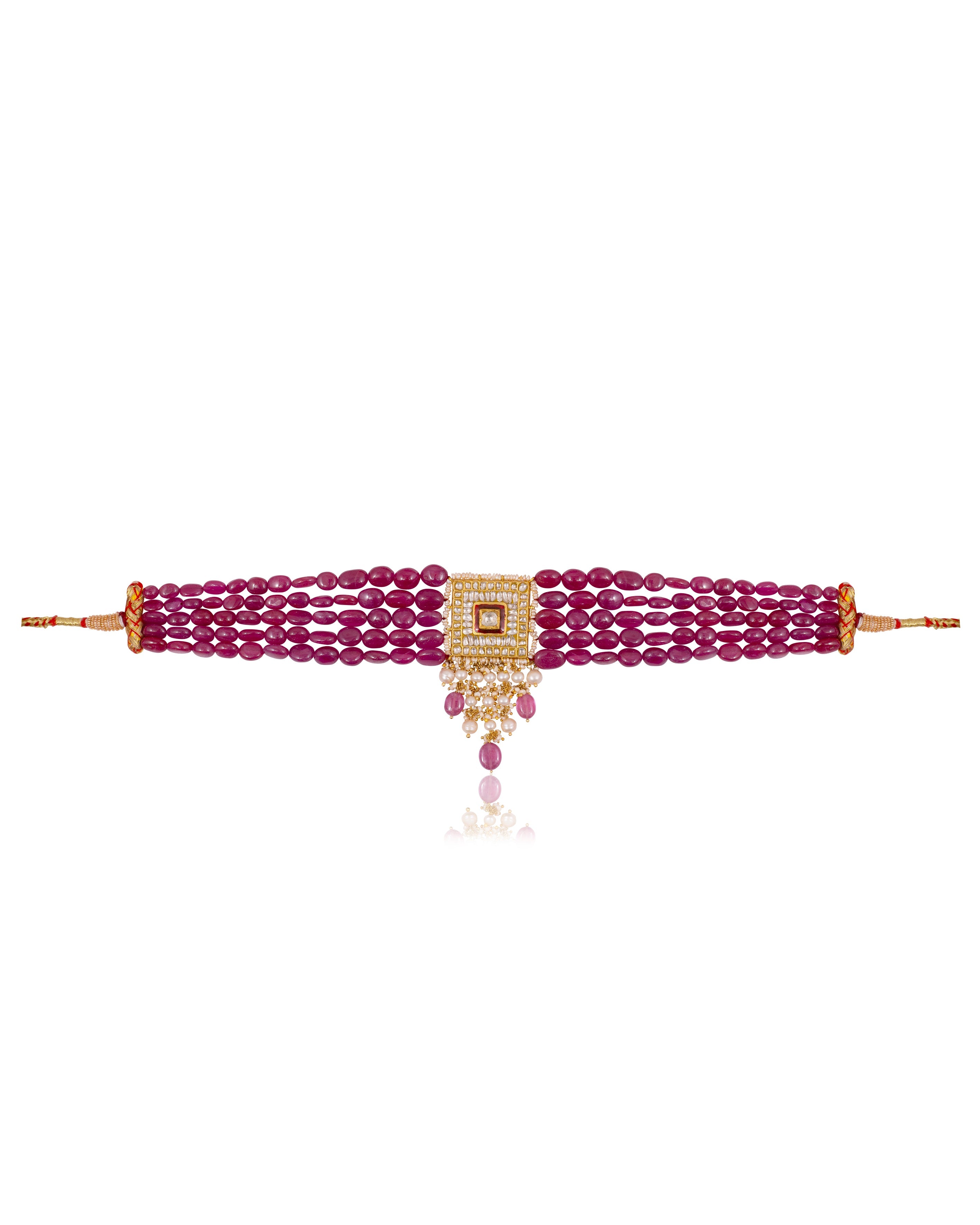 Kimmy Polki Bead Choker