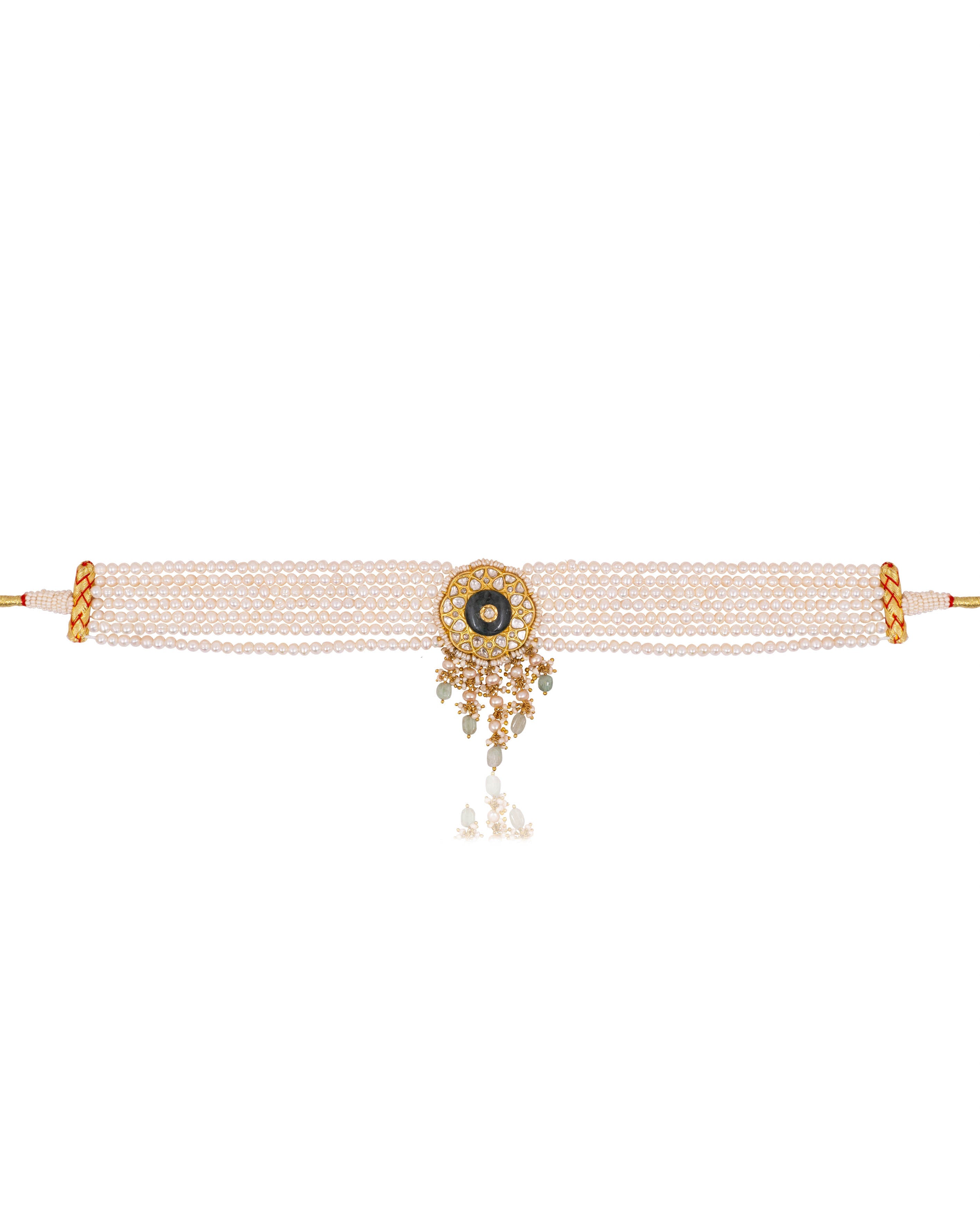 Sambhavi Polki Bead Choker