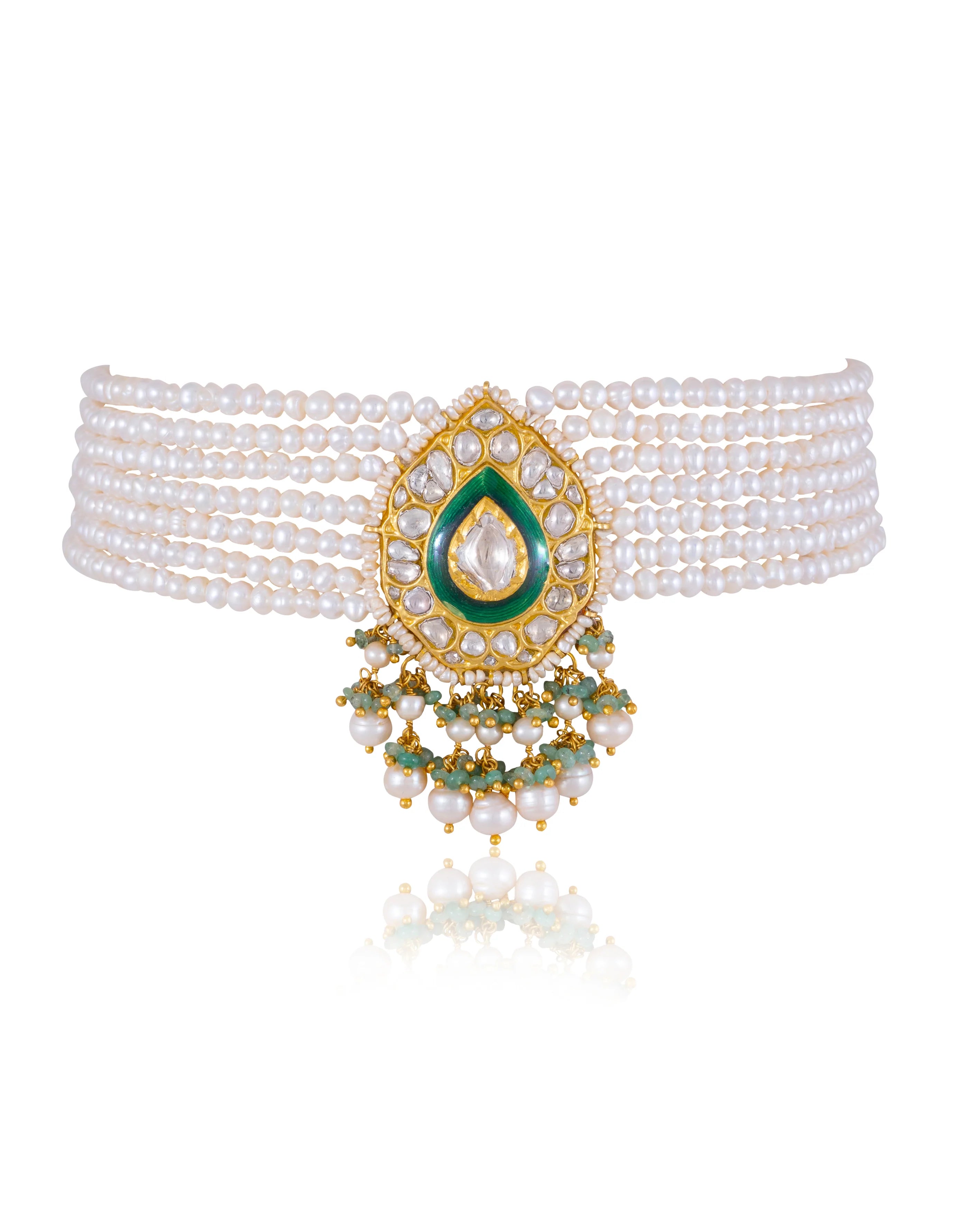 Tiaan Polki Bead Choker