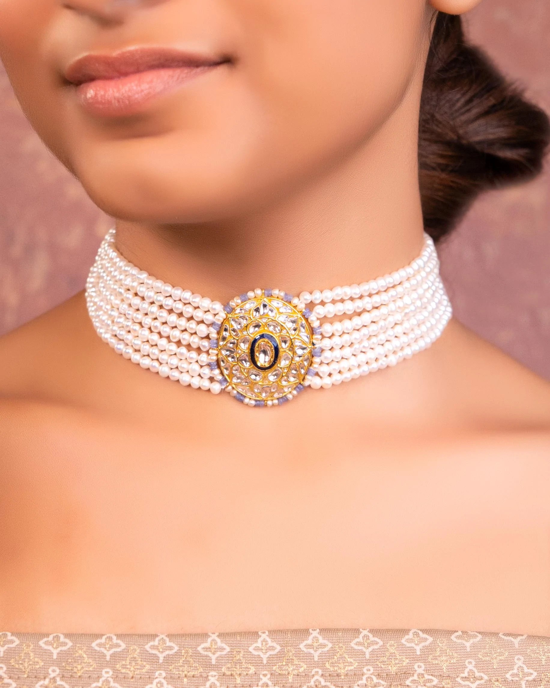 Shalini Polki Bead Choker