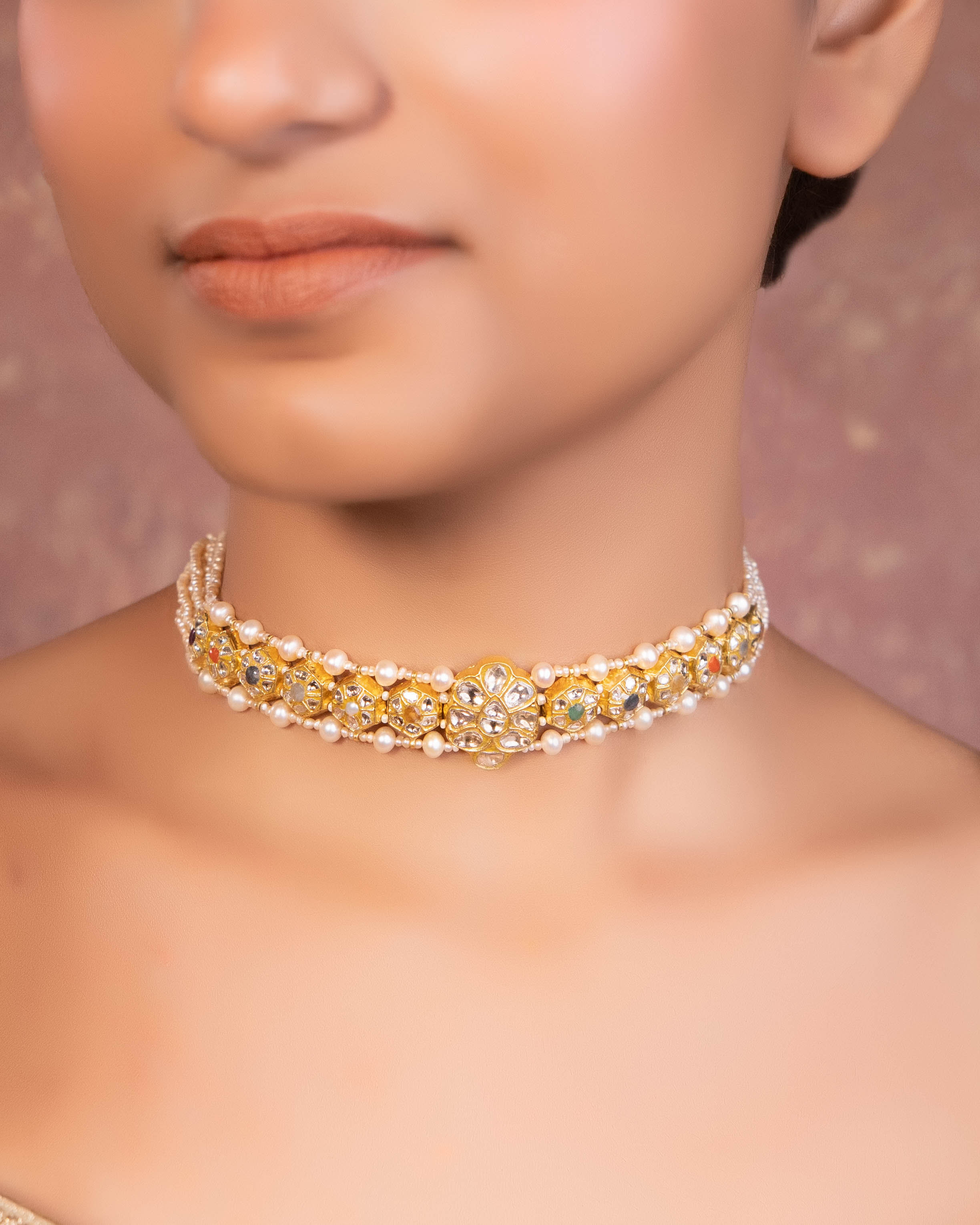 Tiara Polki Choker