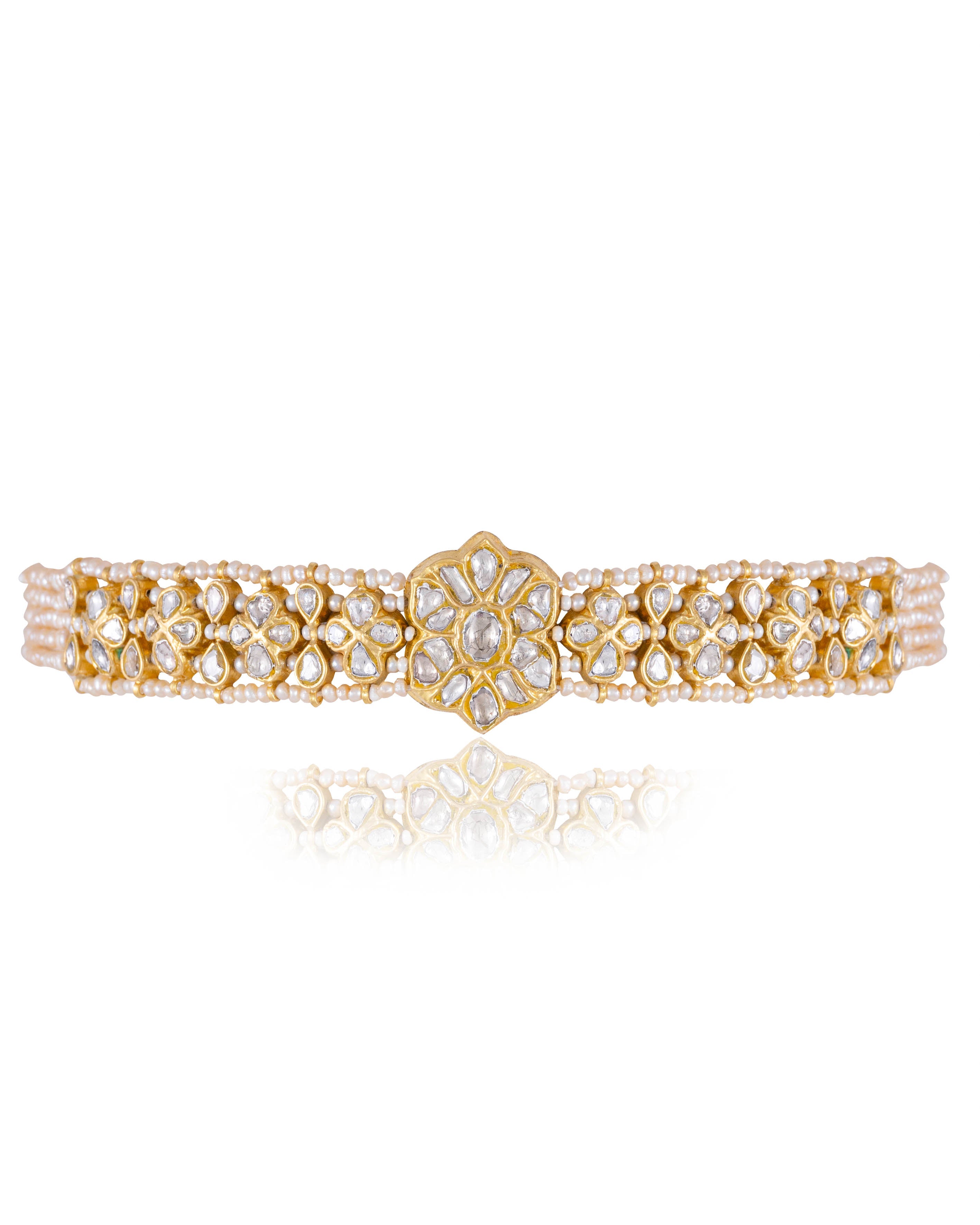 Amita Choker And Imani Tops Polki Set