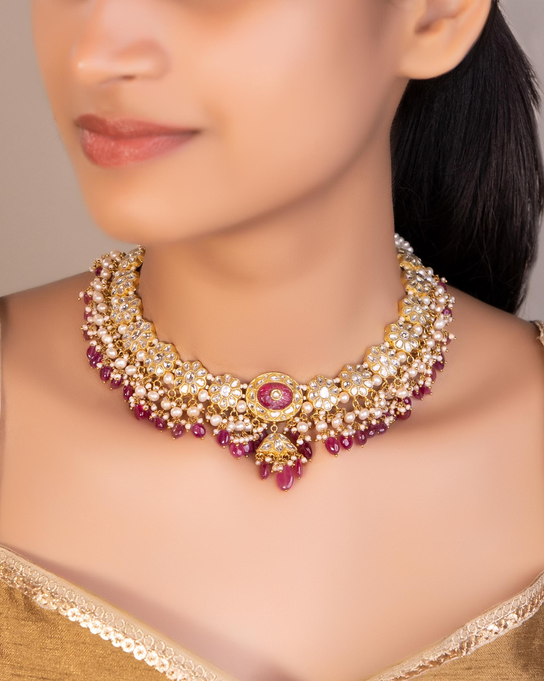 Bonnie Polki Necklace