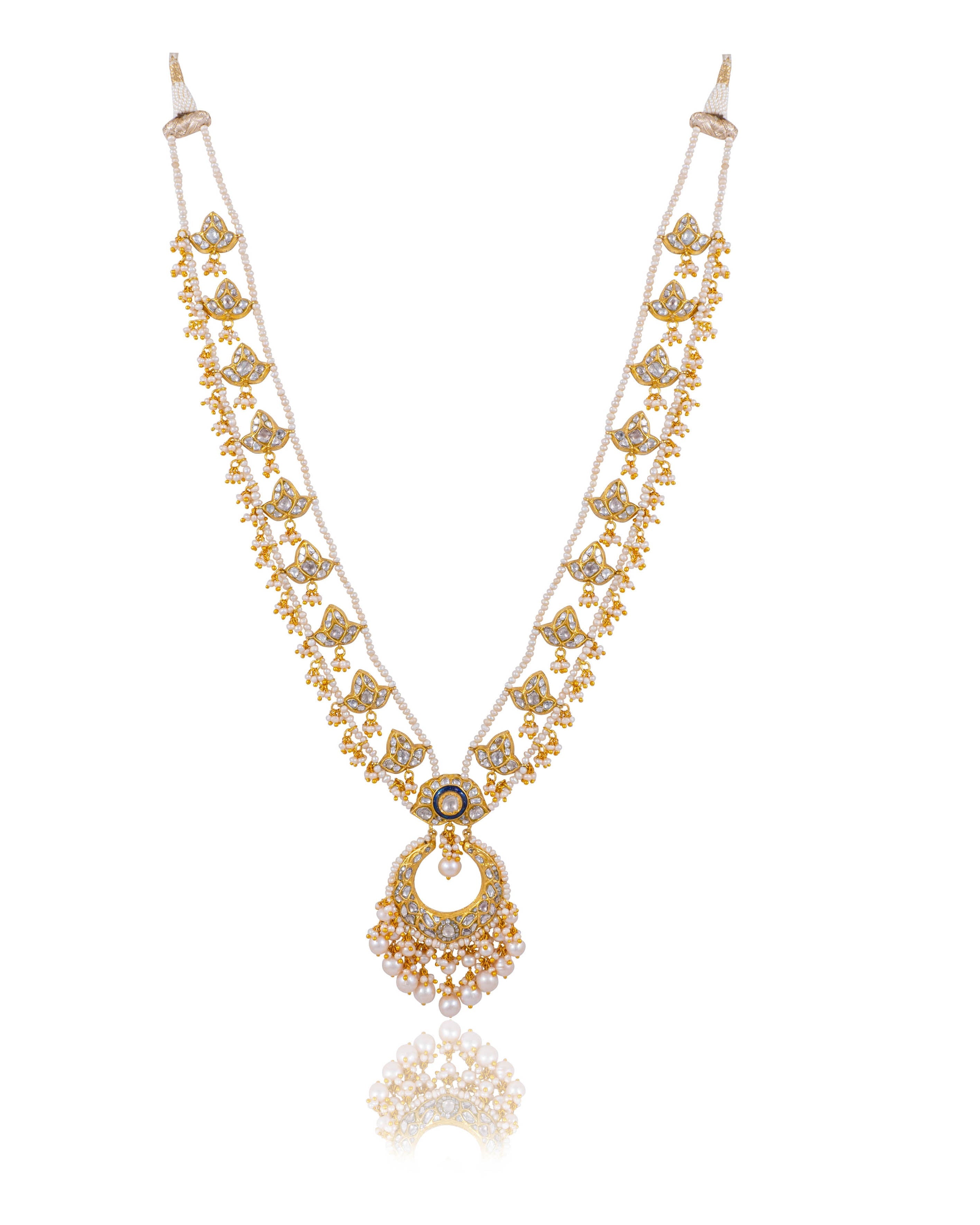 Adyanshi Polki Long Necklace - NO ORDERS