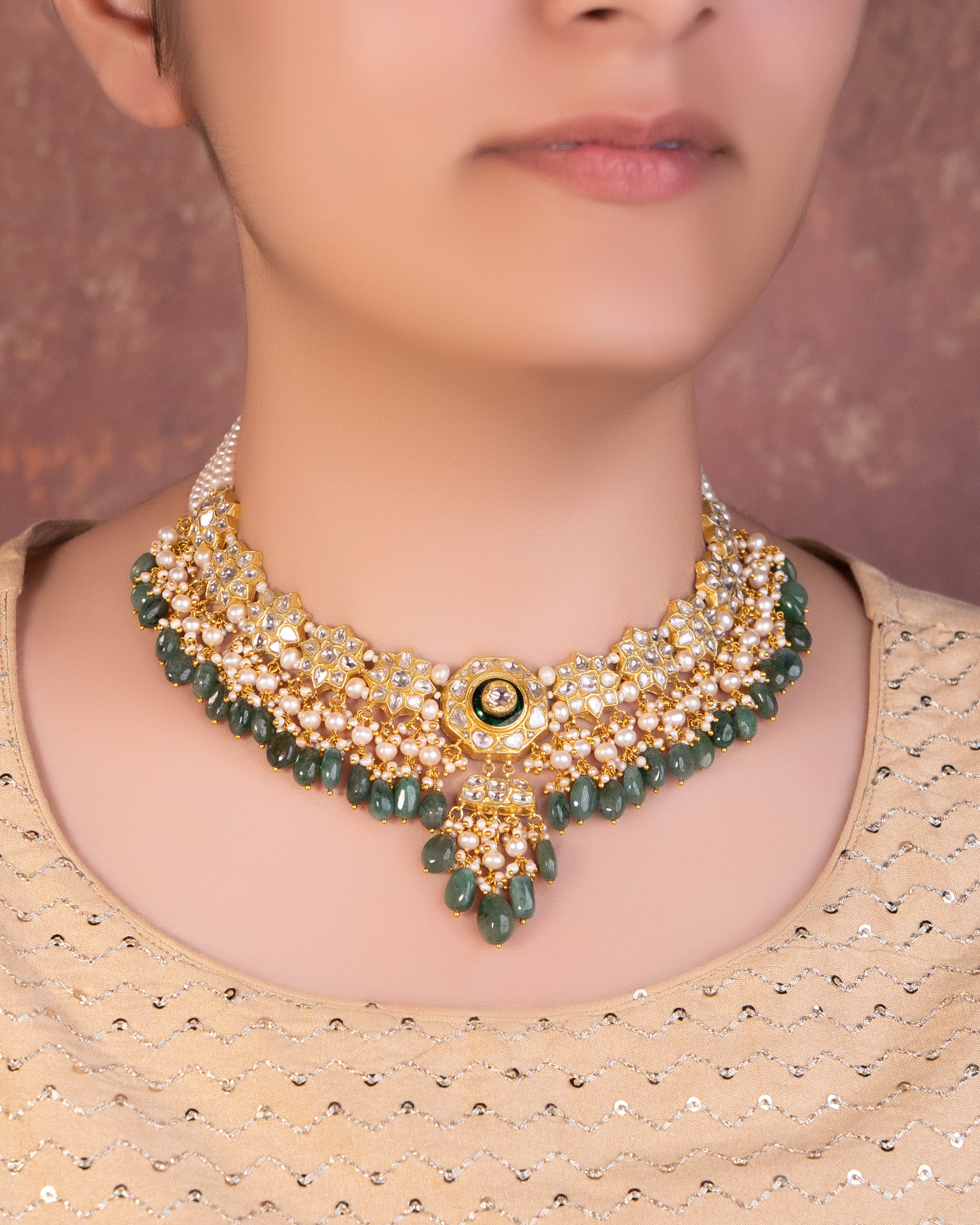 Yakira Polki Necklace