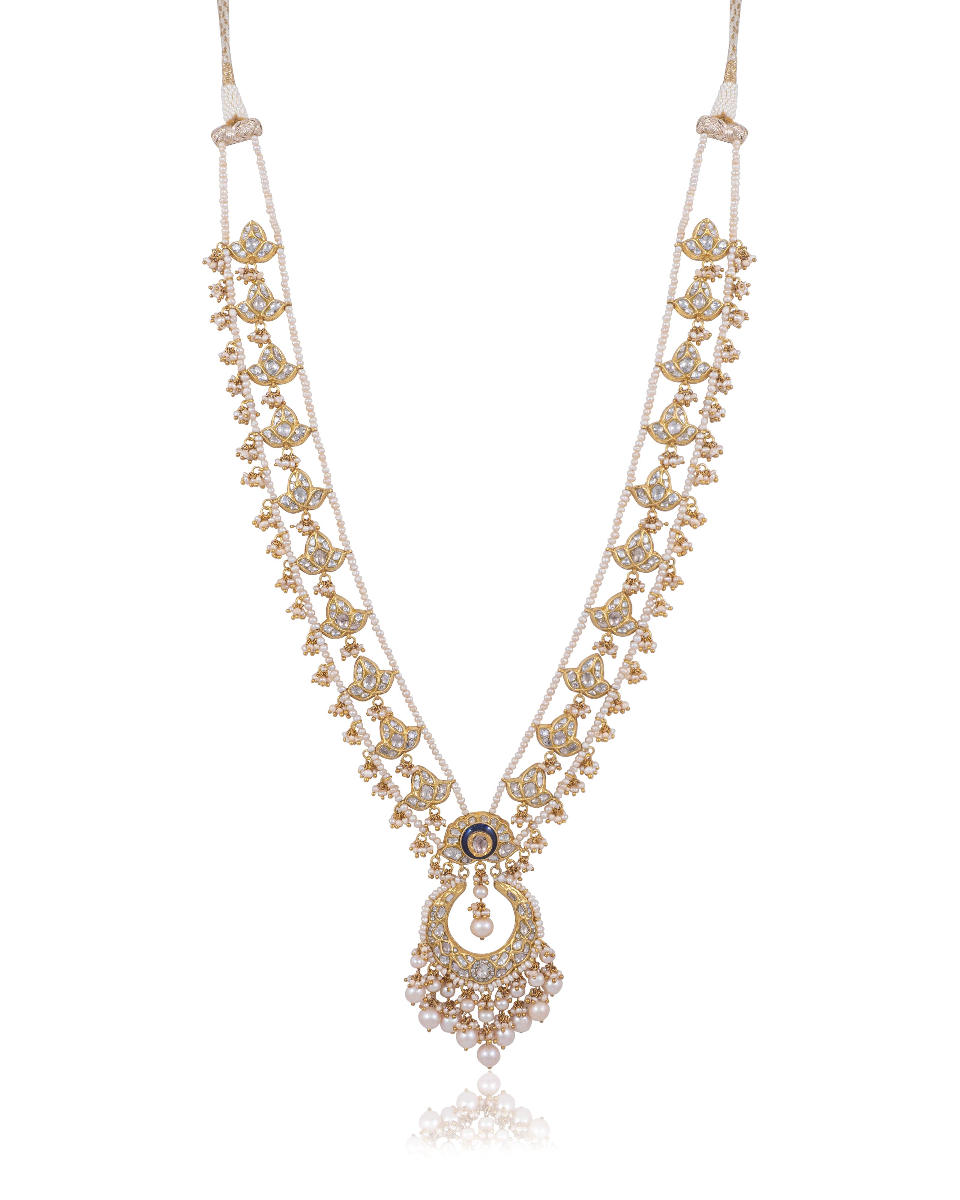 Weronika Polki Long Necklace