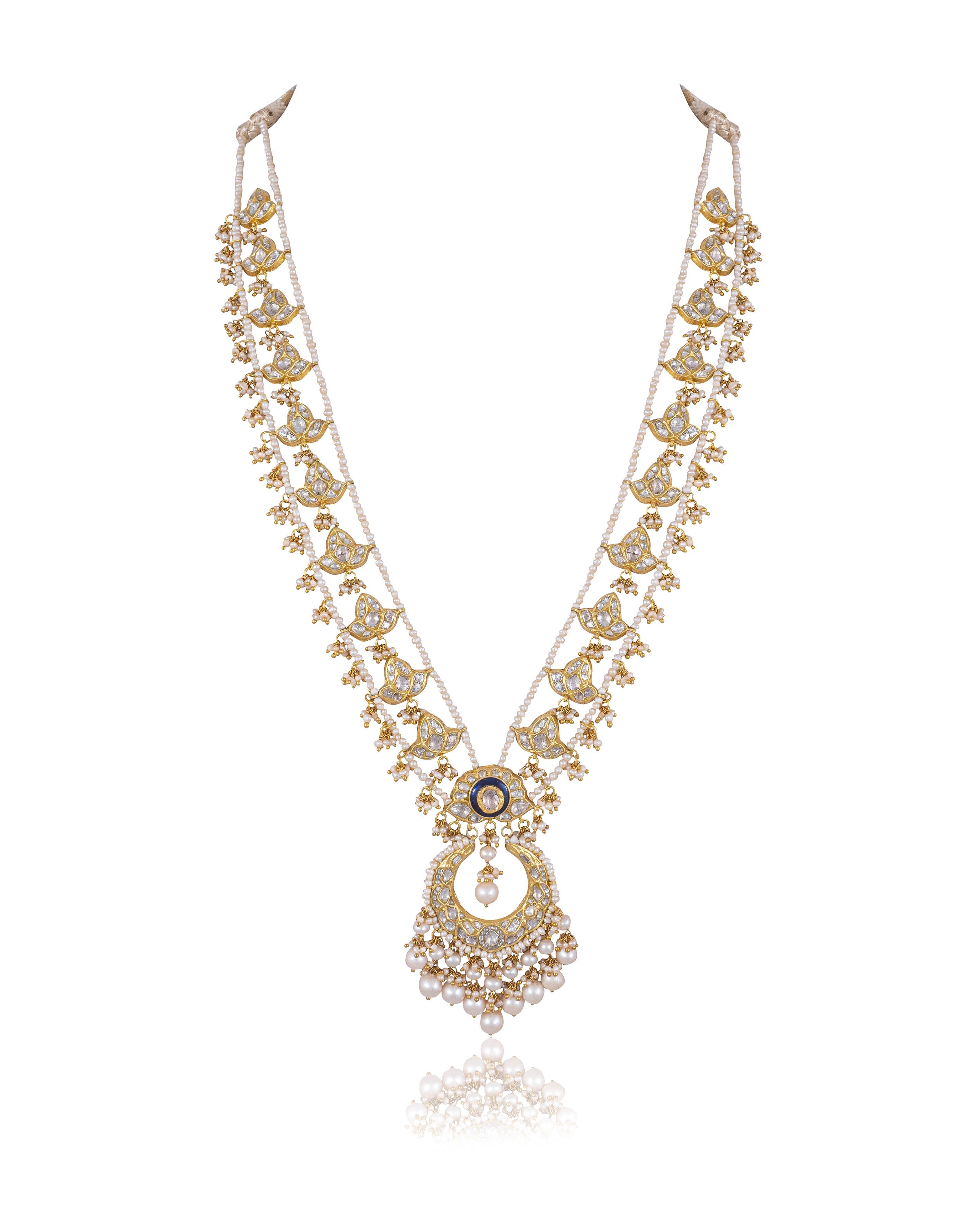 Weronika Polki Long Necklace
