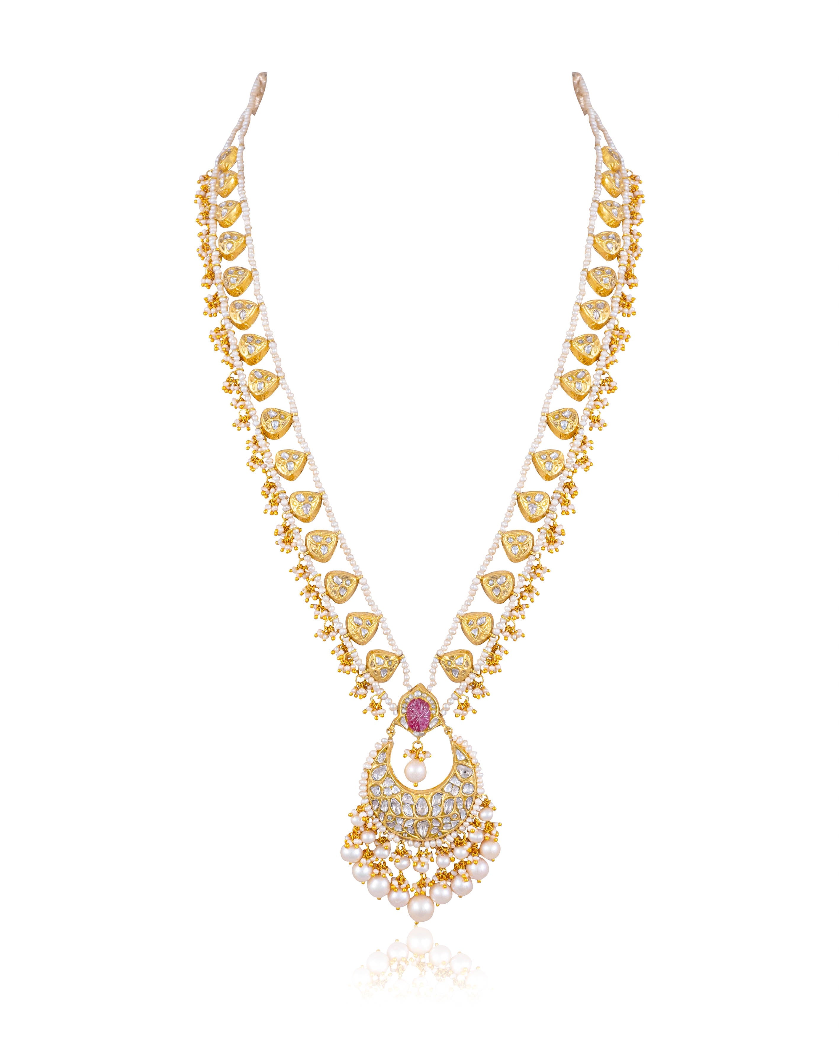 Vinaya Polki Long Necklace