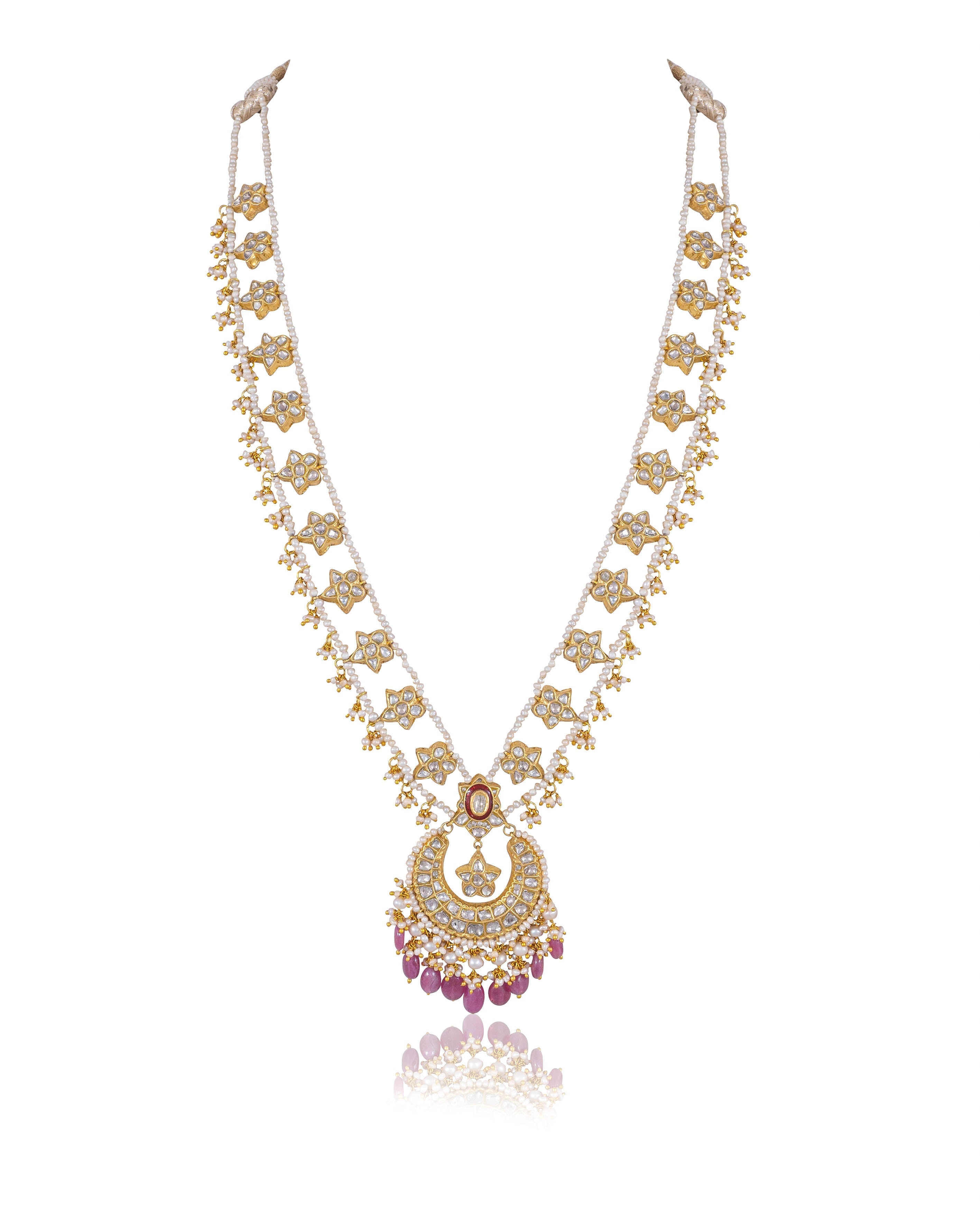 Hira Polki Long Necklace