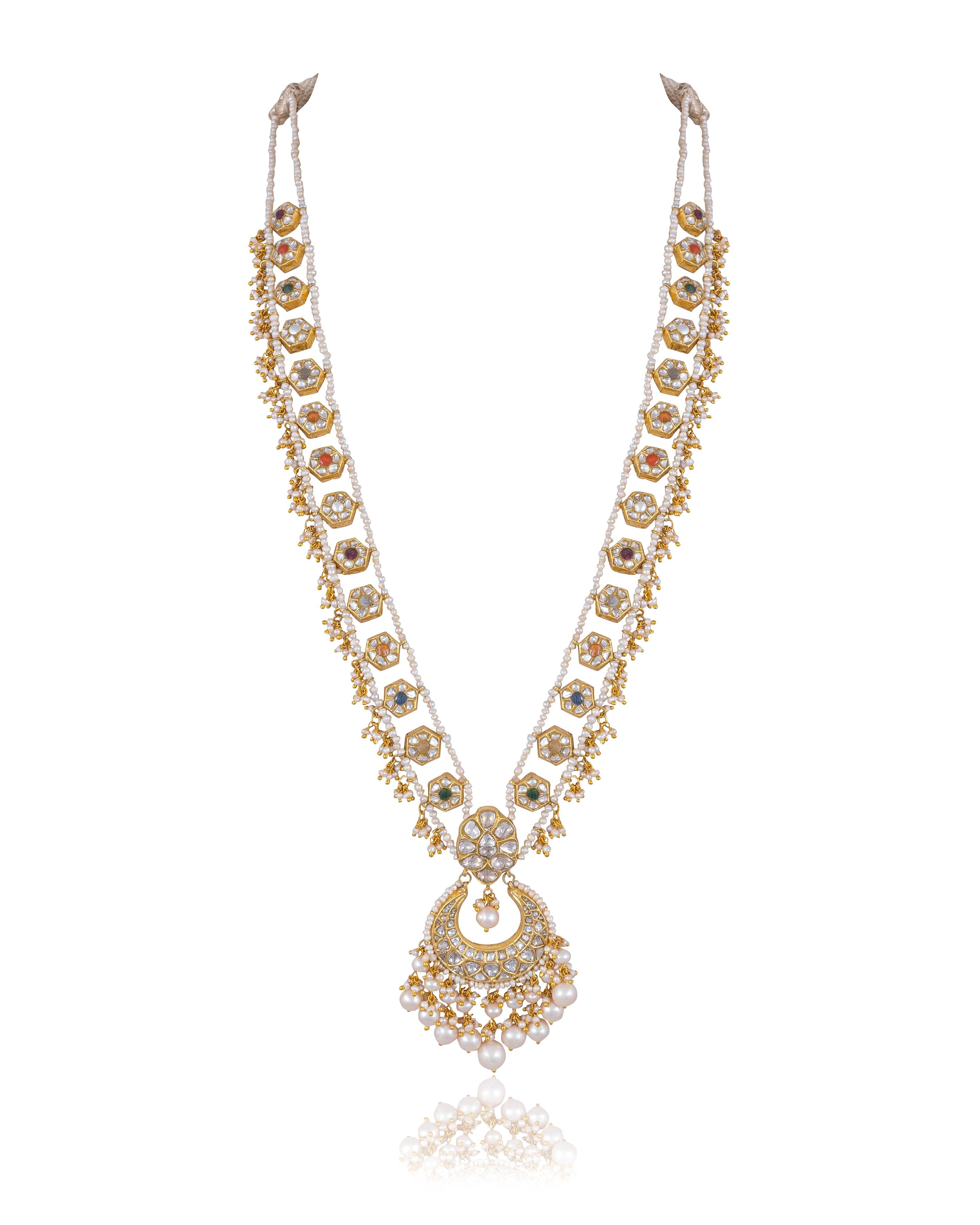 Sambhavi Polki Long Necklace