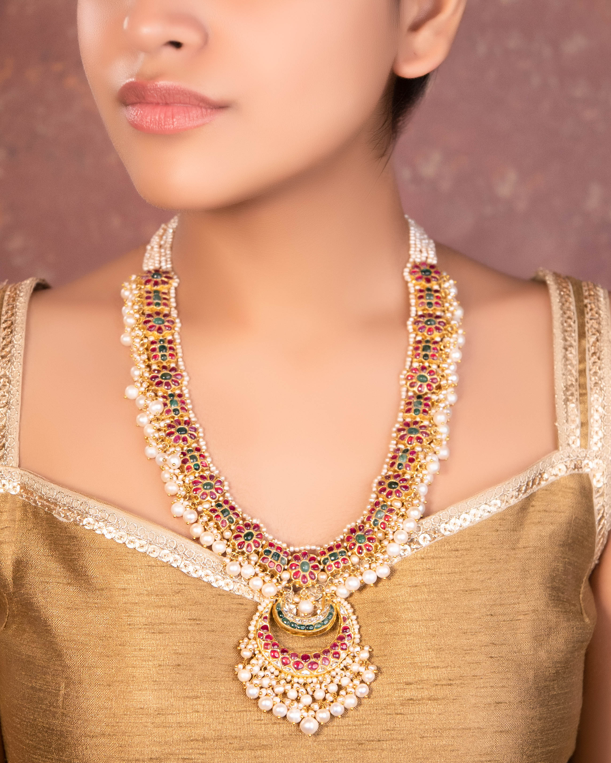 Sukoon Polki Long Necklace