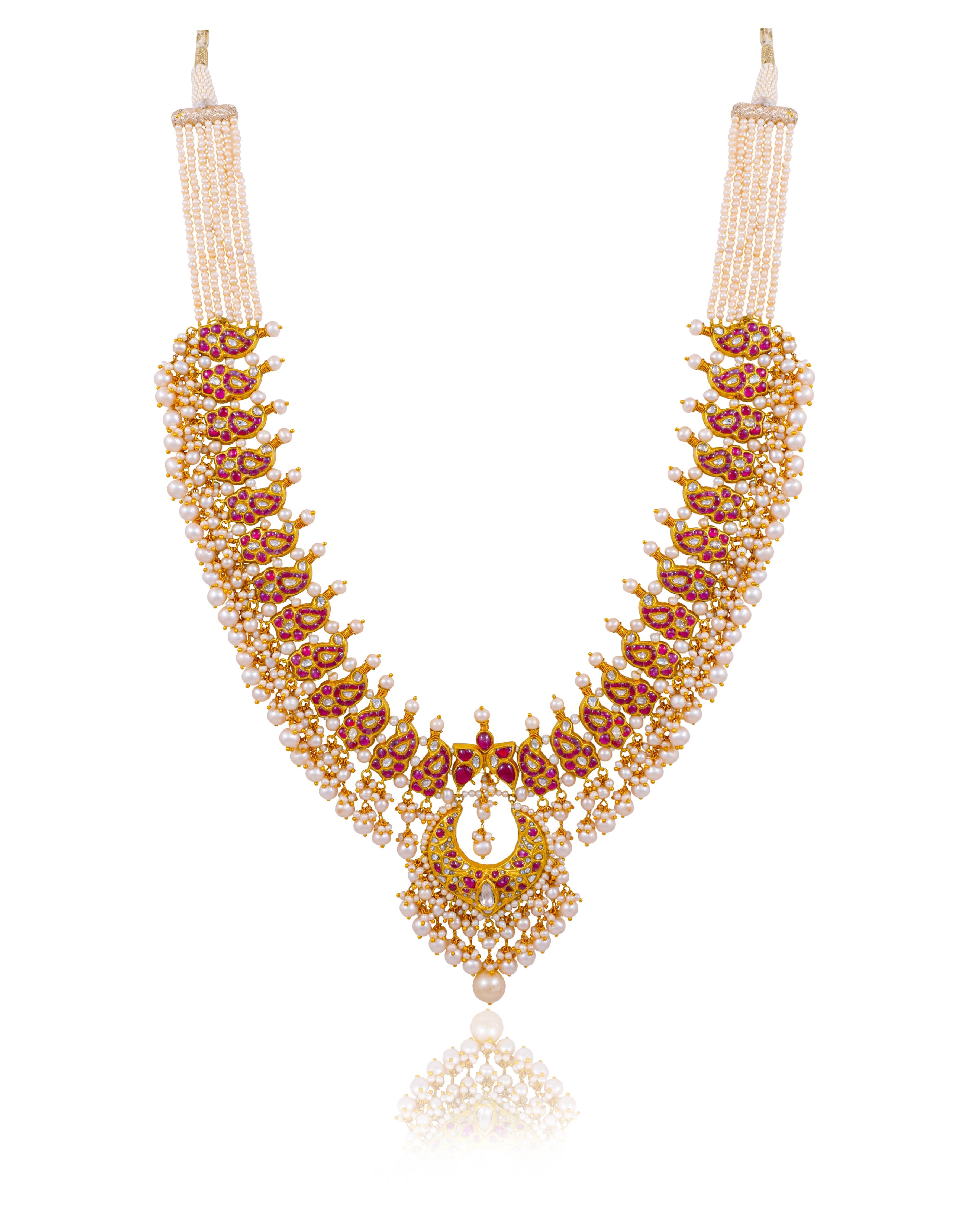 Rahat Polki Long Necklace
