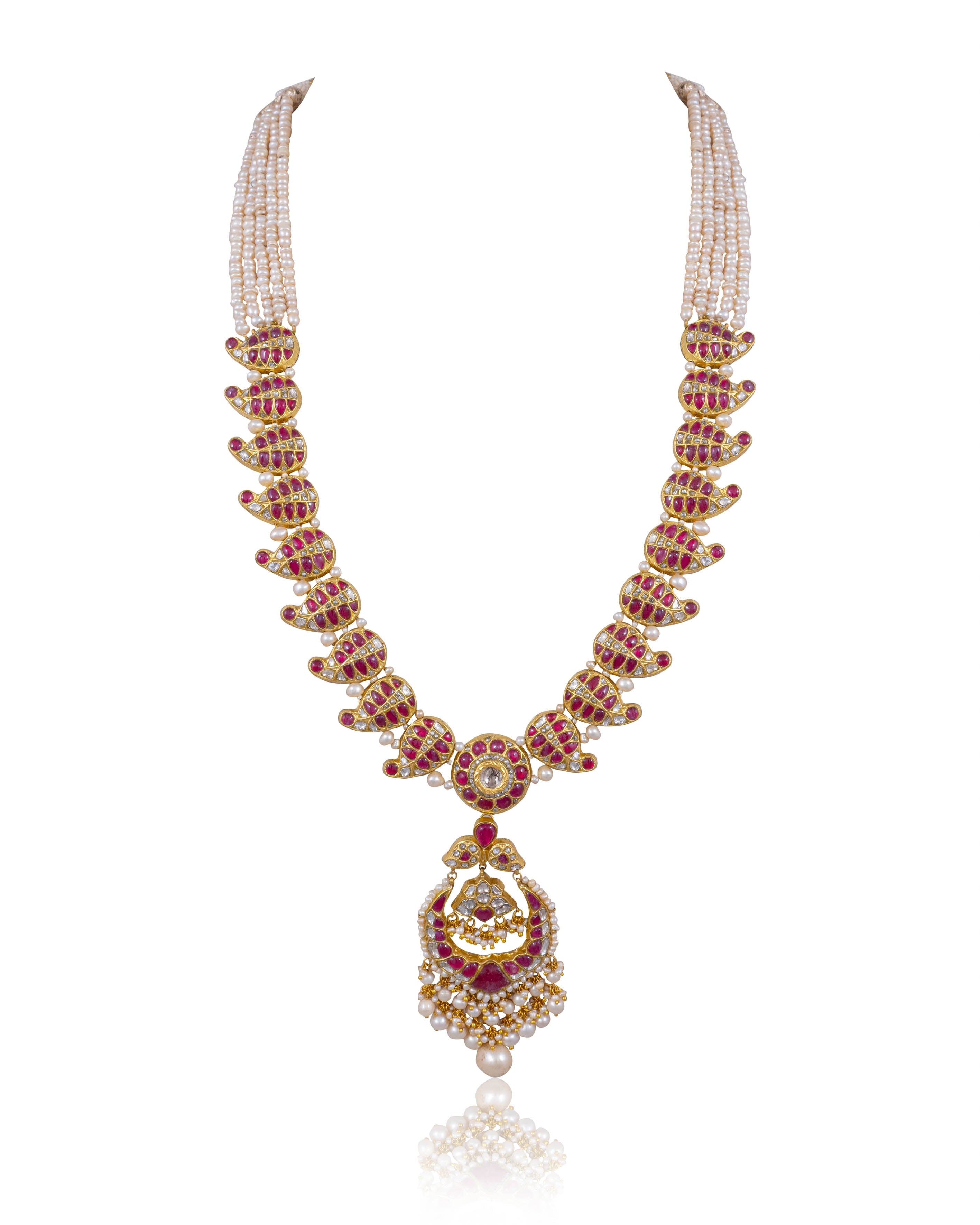 Jamila Polki Long Necklace