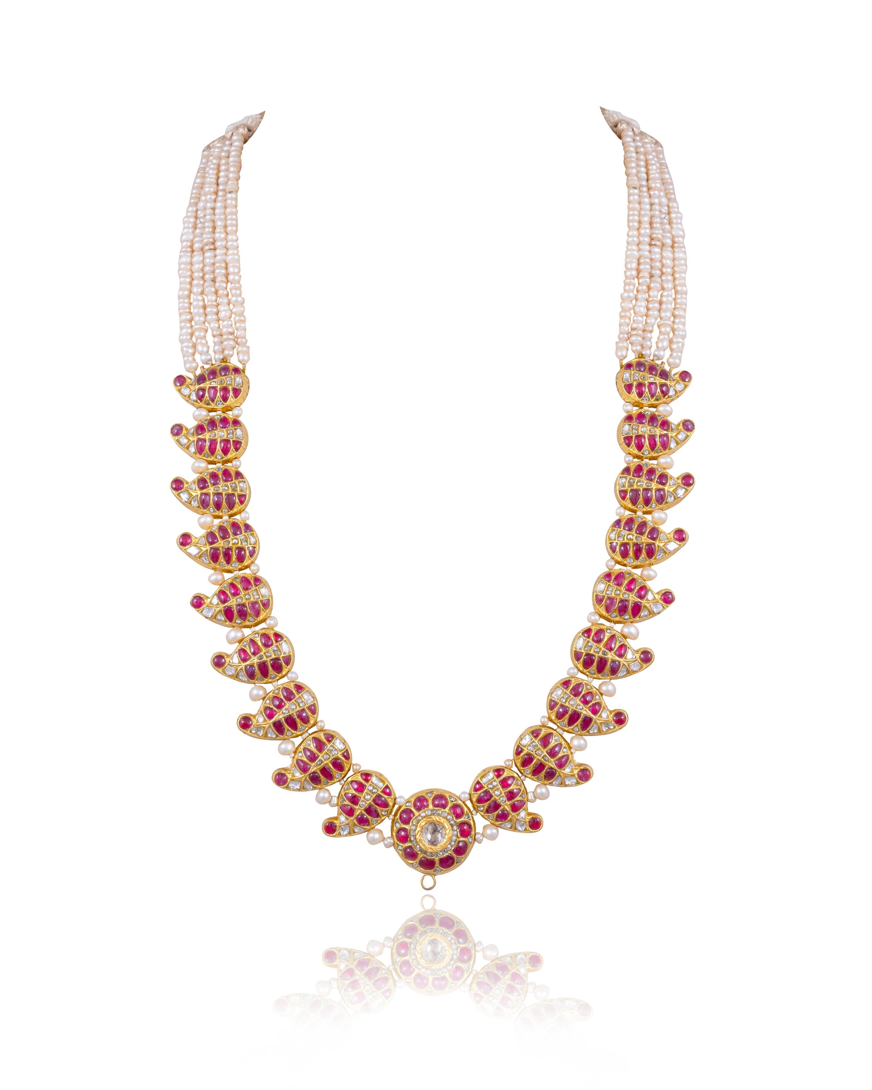 Jamila Polki Long Necklace