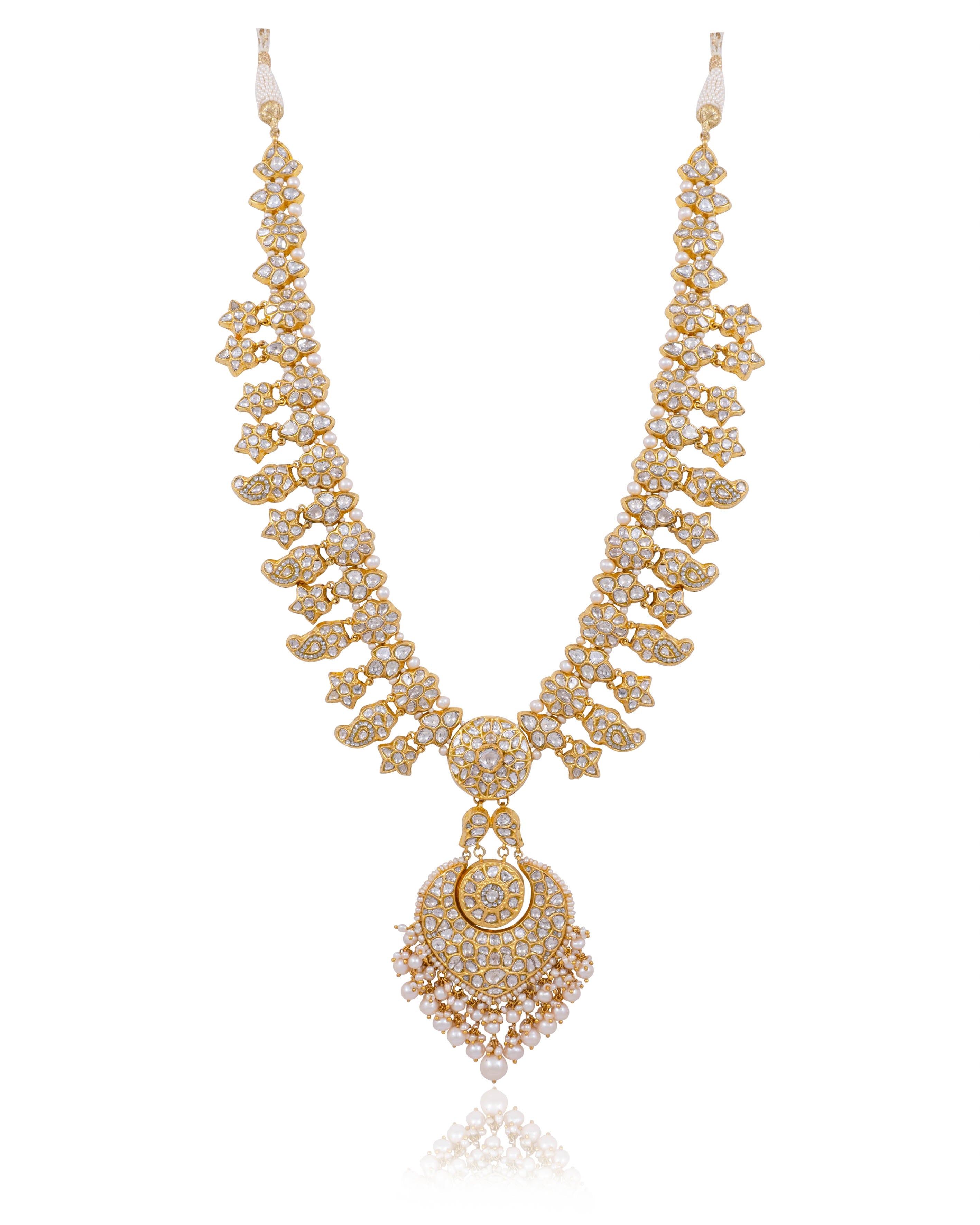 Riva Polki Long Necklace