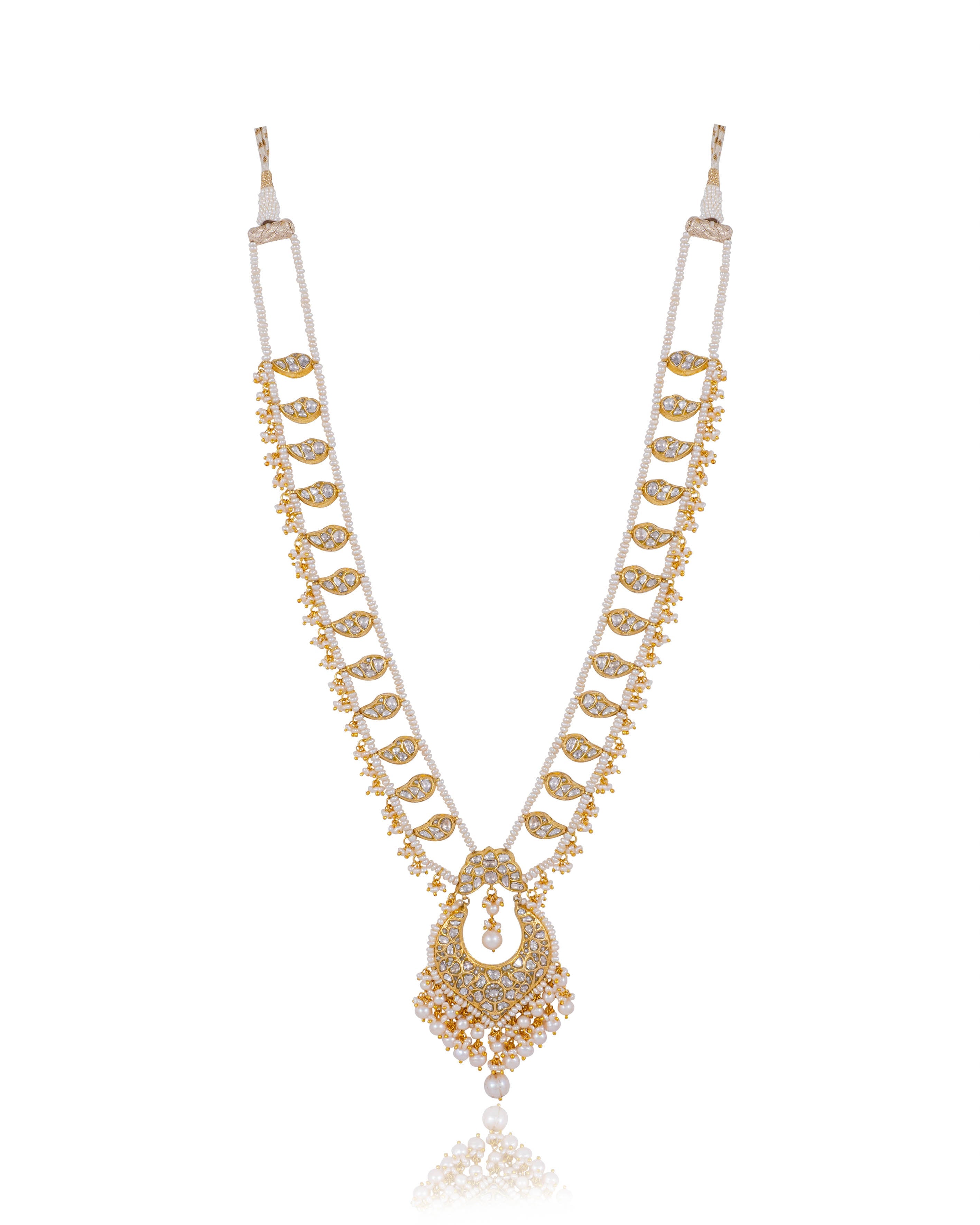 Hanshini Polki Long Necklace - NO ORDERS
