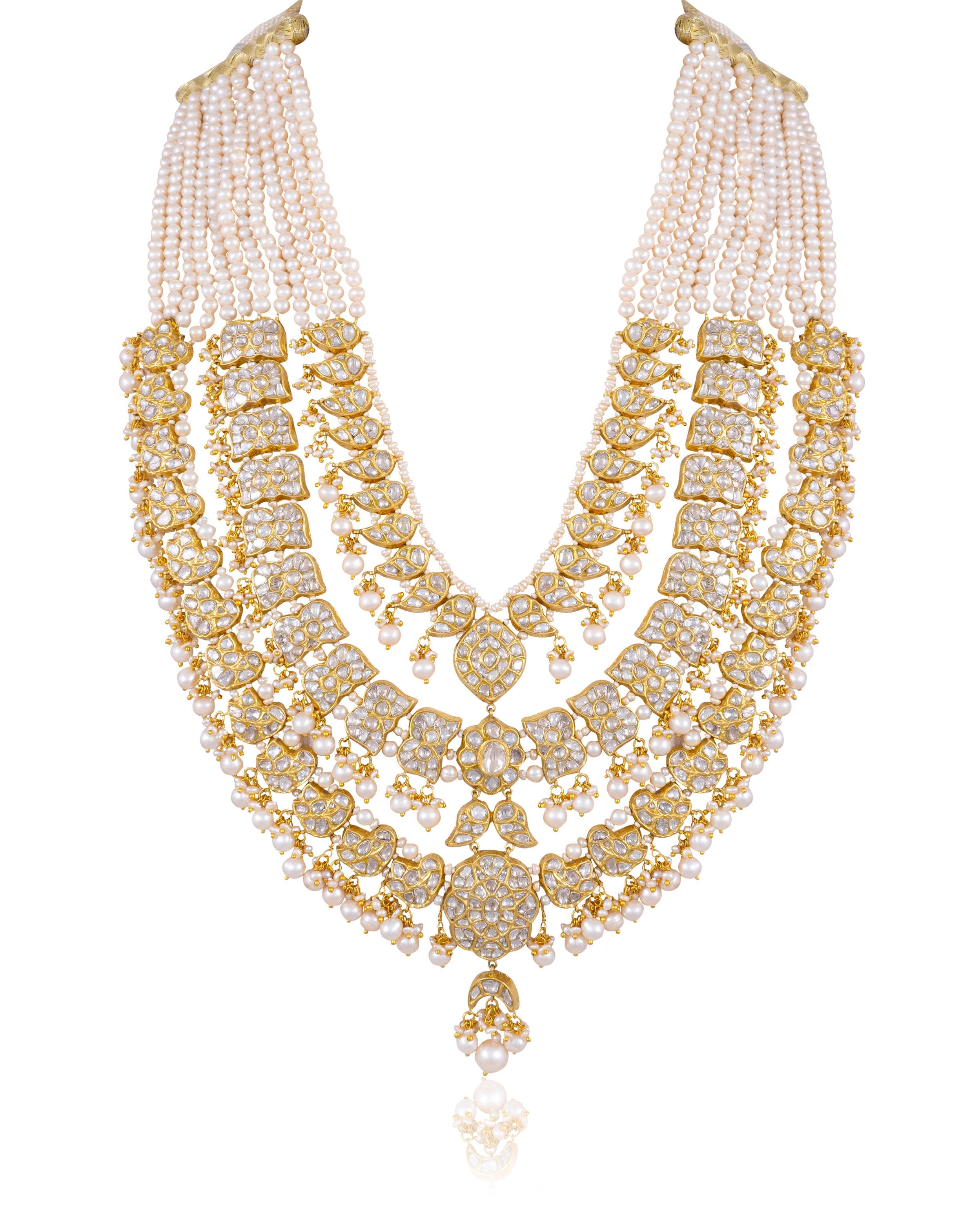 Naisha Polki Long Necklace - NO ORDERS