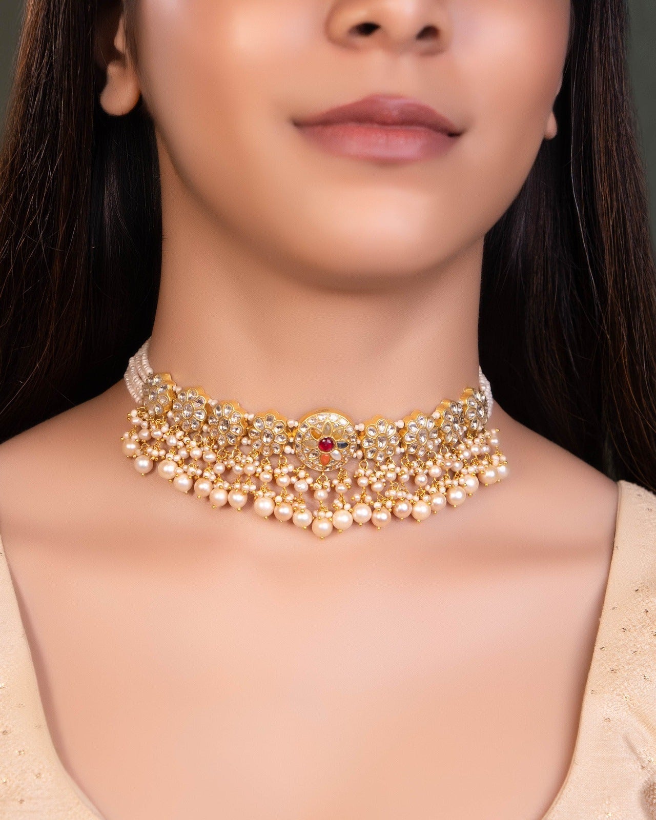 Brishta Polki Choker