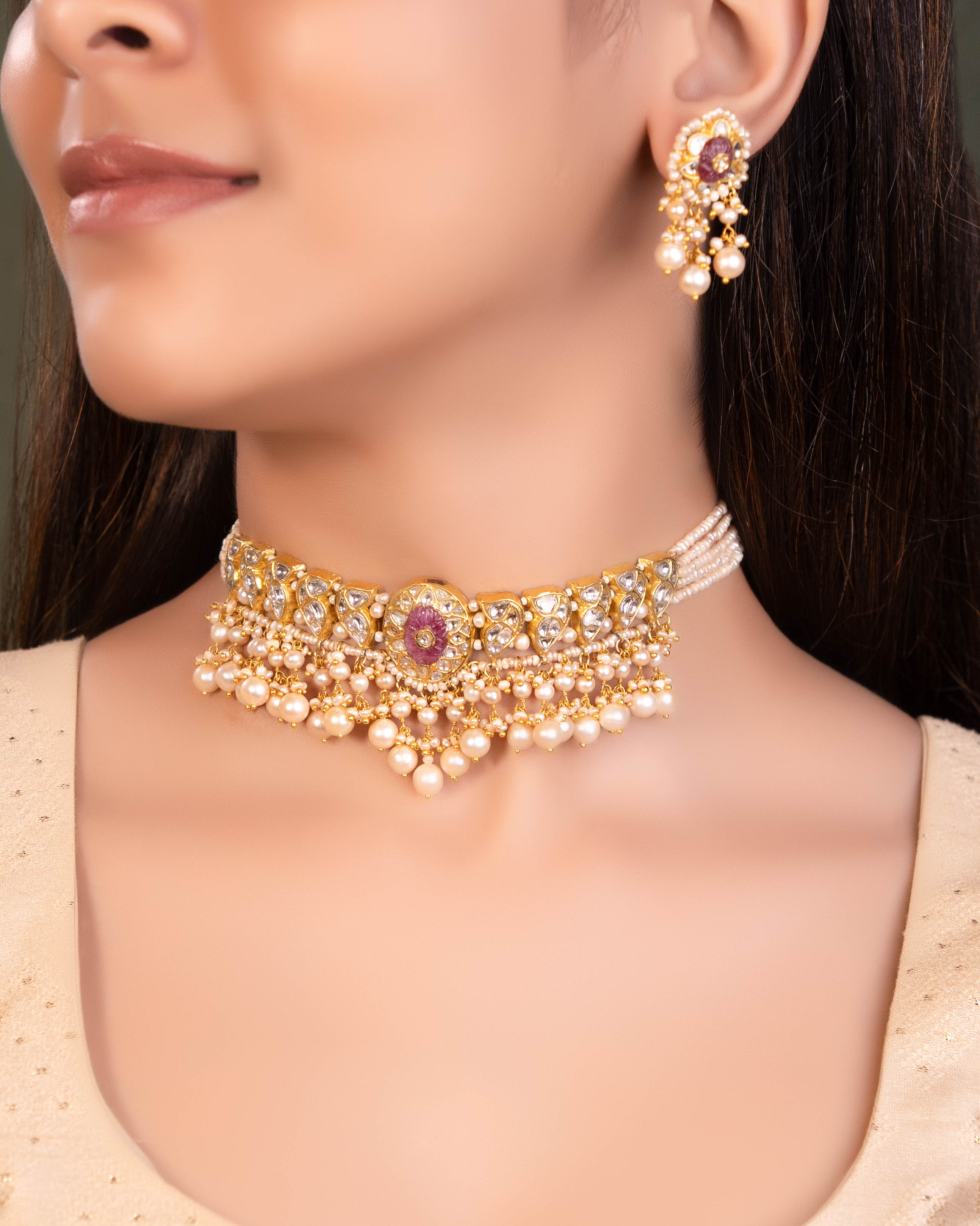 Dhanisha Polki Choker