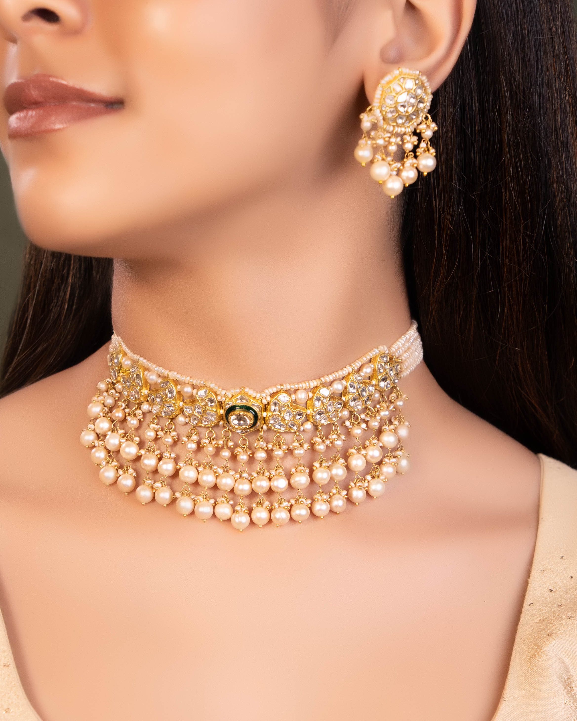 Diya Polki Choker