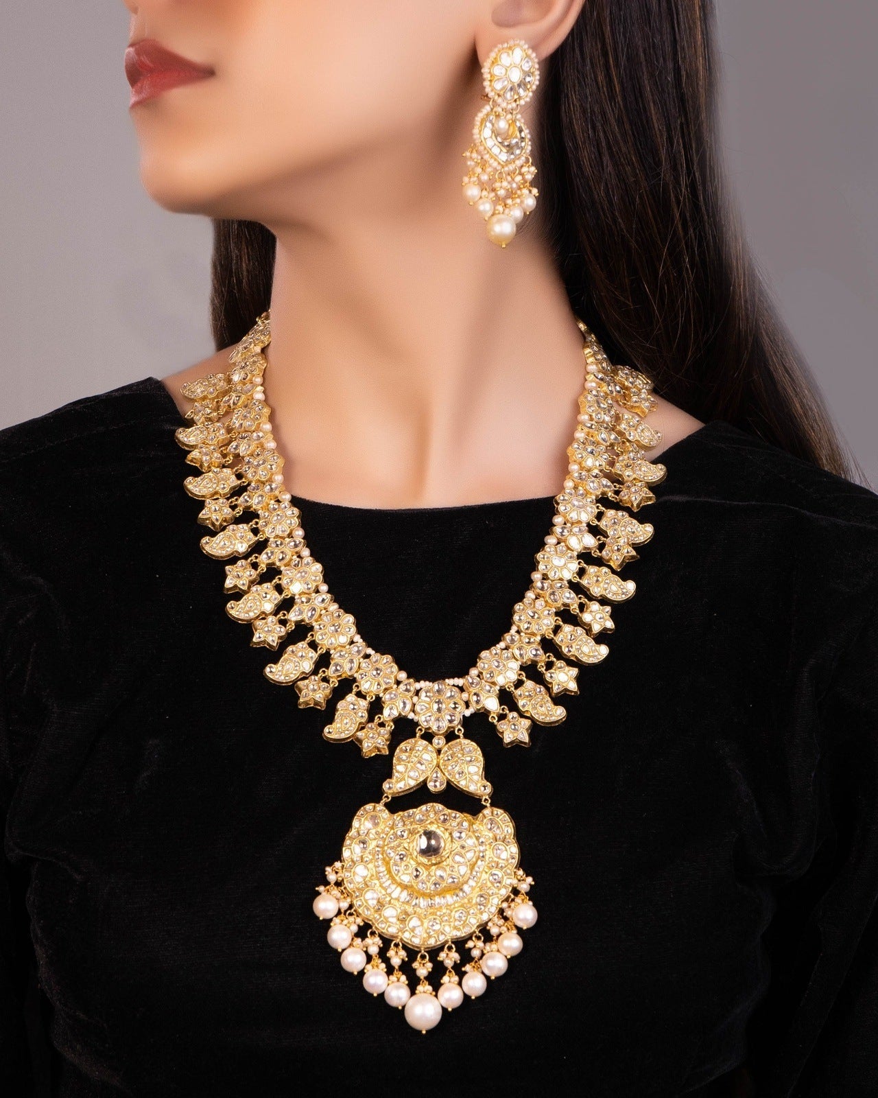 Yukkti Polki Long Necklace