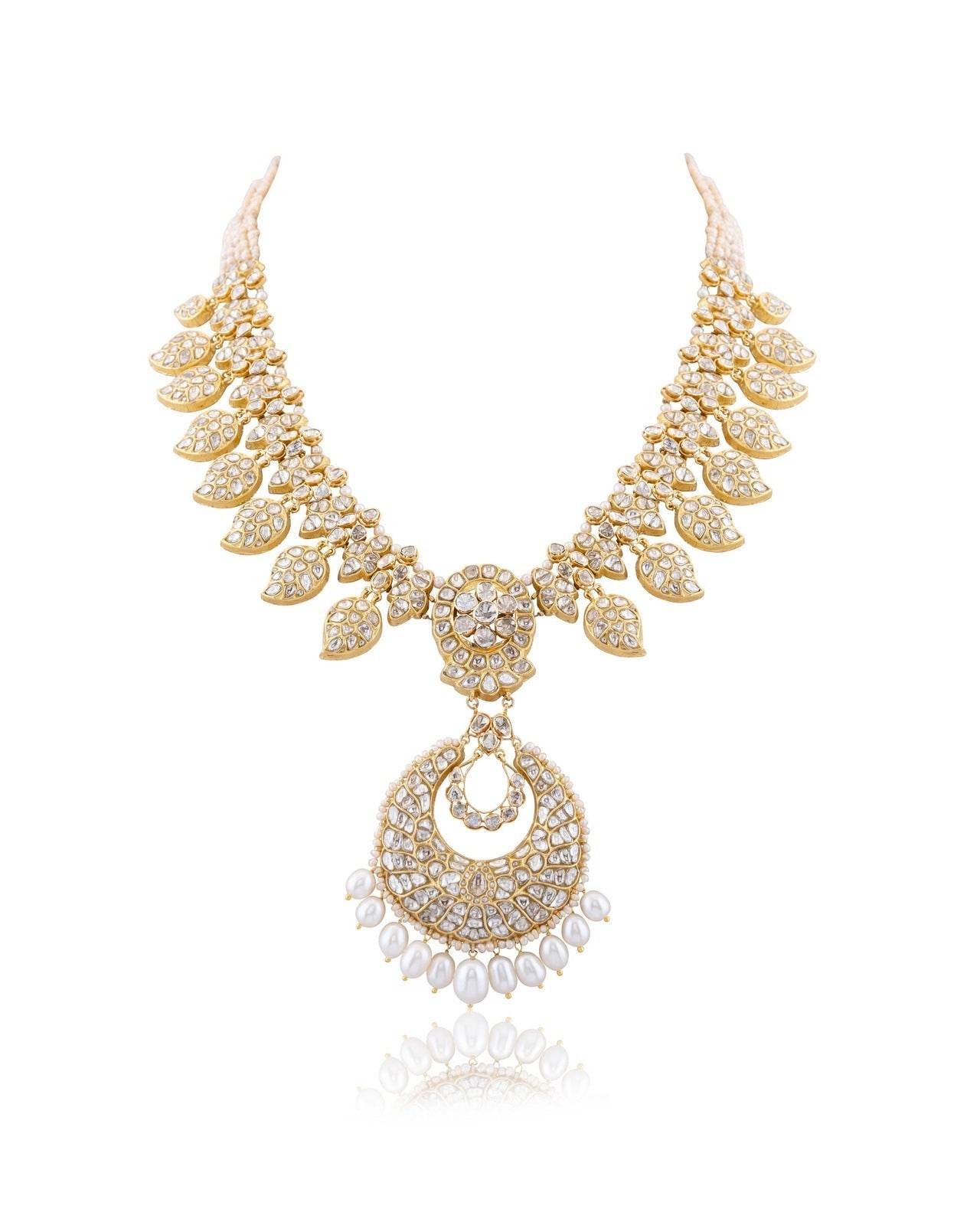 Shaheen Polki Long Necklace