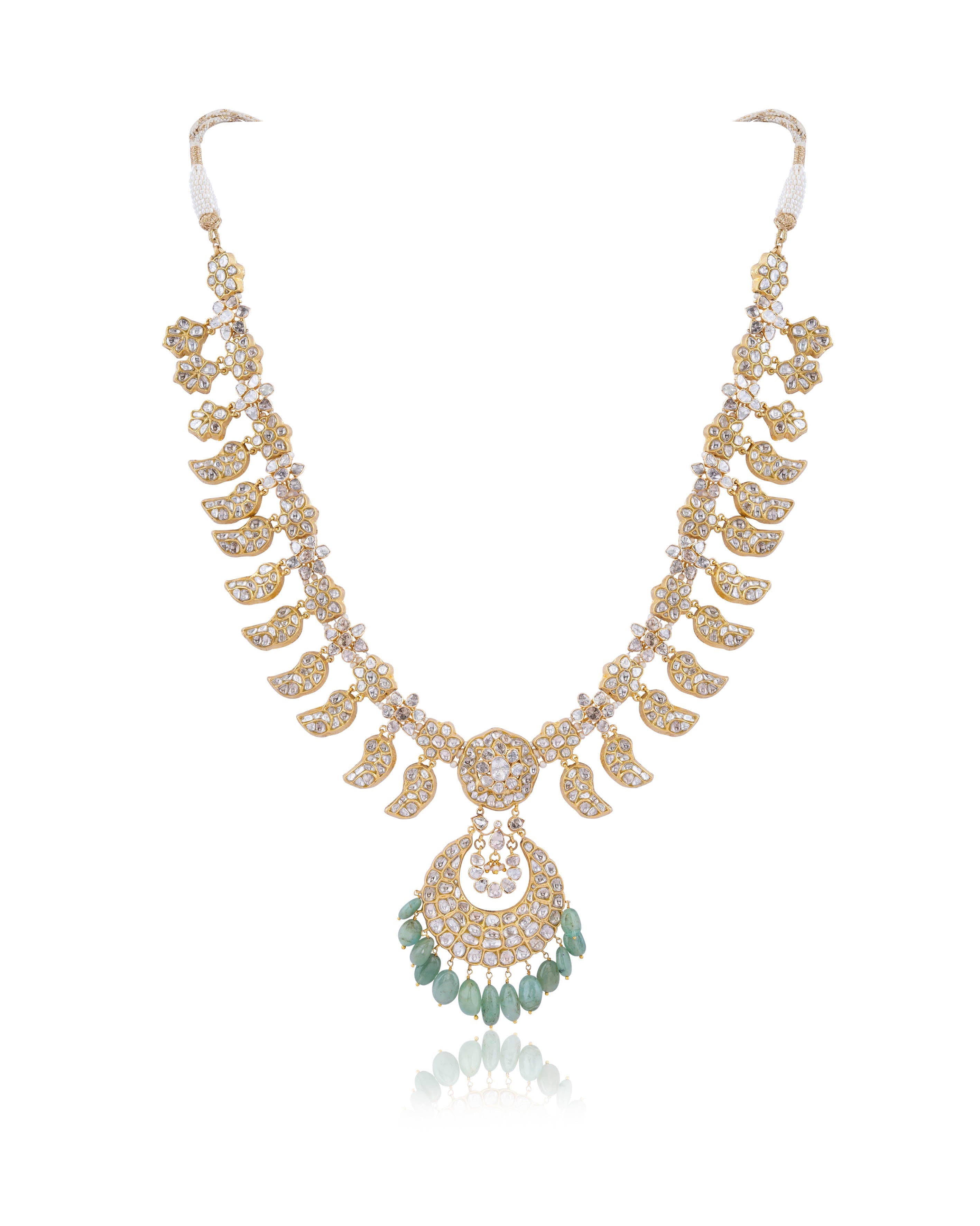 Reyanshi Polki Long Necklace